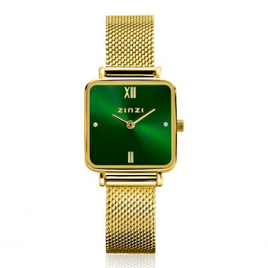 Zinzi Mini vierkant horl.gold. w.plt groen/meshbnd