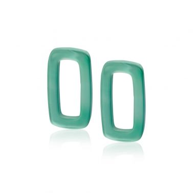 ZINZI zlv. creoolhangers groen