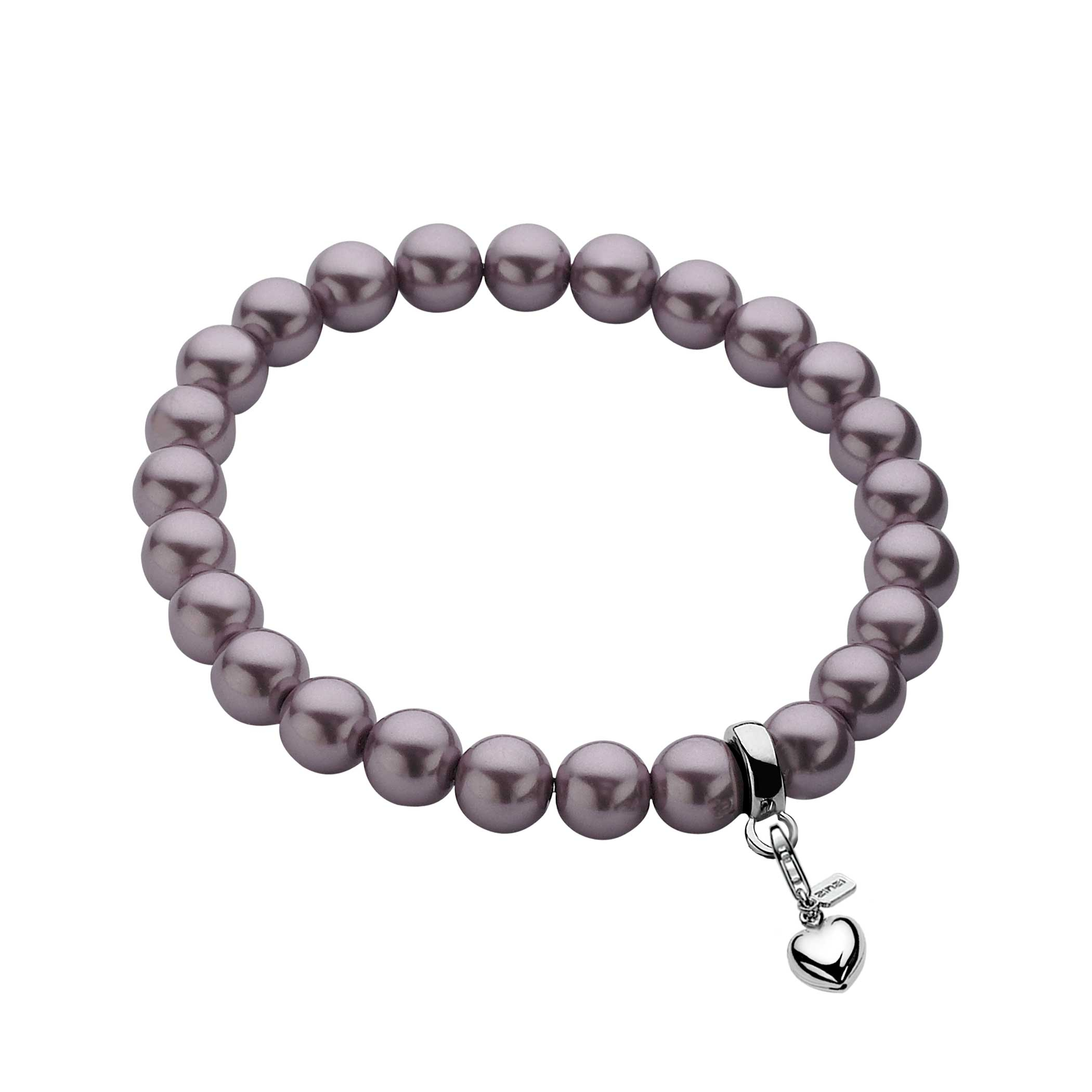 Zinzi Charms StretchArmband one-size violette Perle CH-A20P
