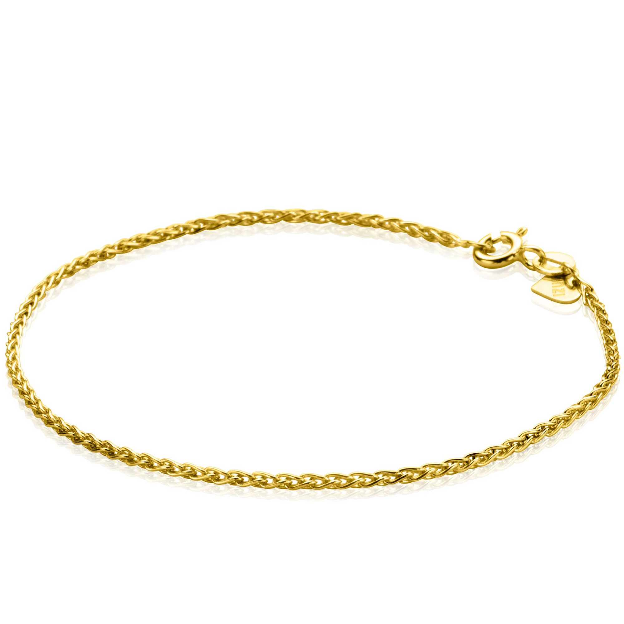 ZINZI GOLD armband palmier schakel 1.5mm 18.5cm