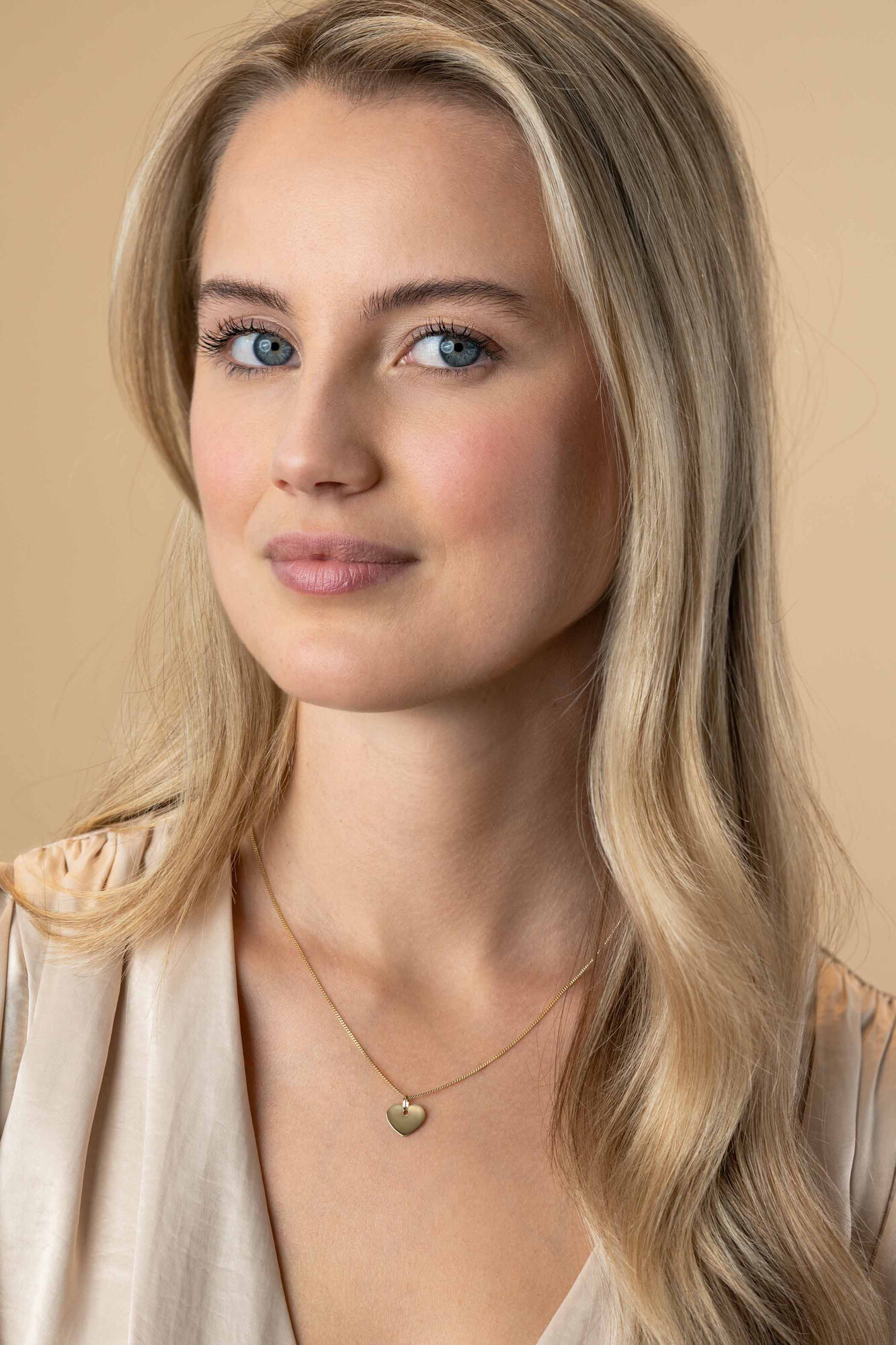 ZINZI GOLD hanger hart glad 12mm