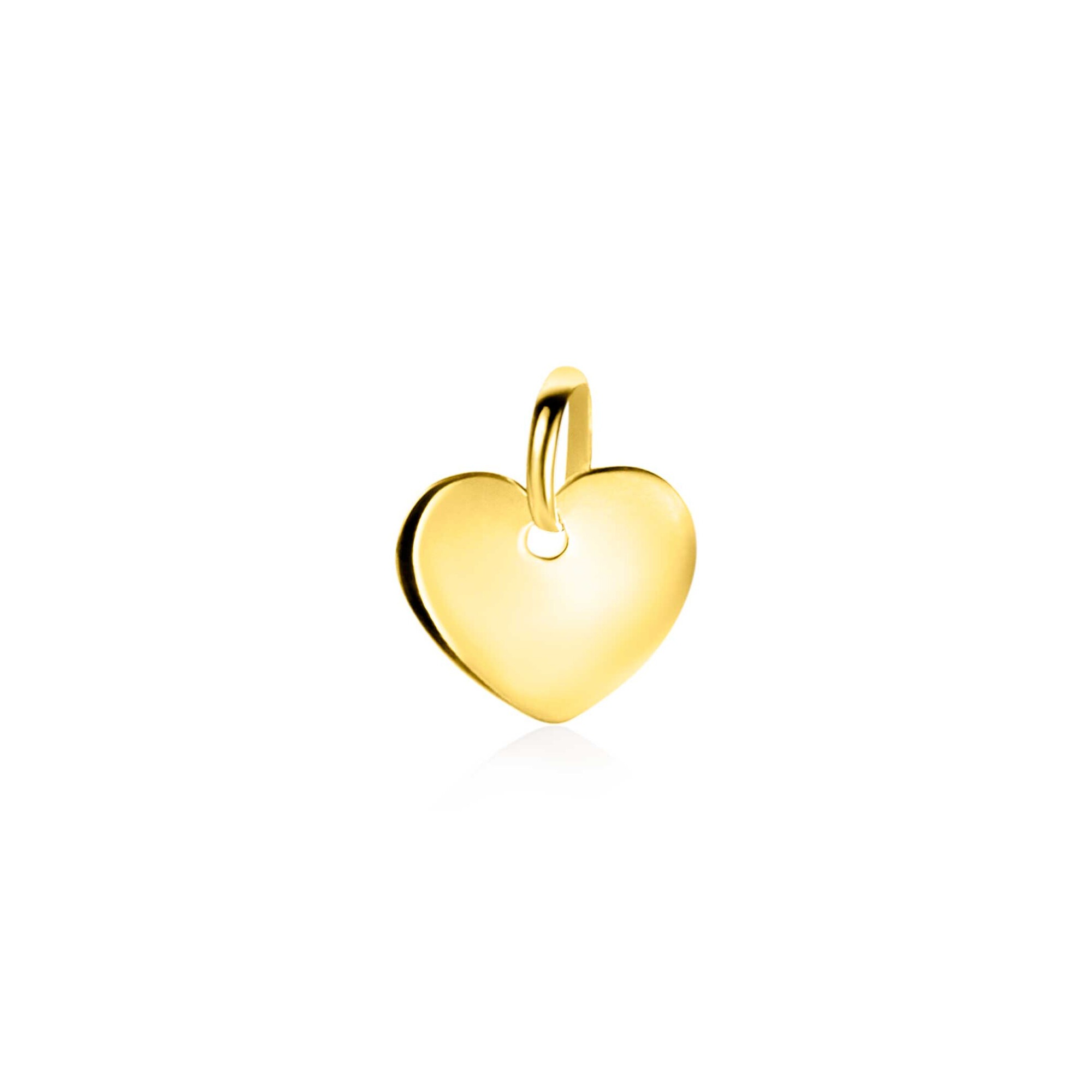 ZINZI GOLD hanger hart glad 10mm