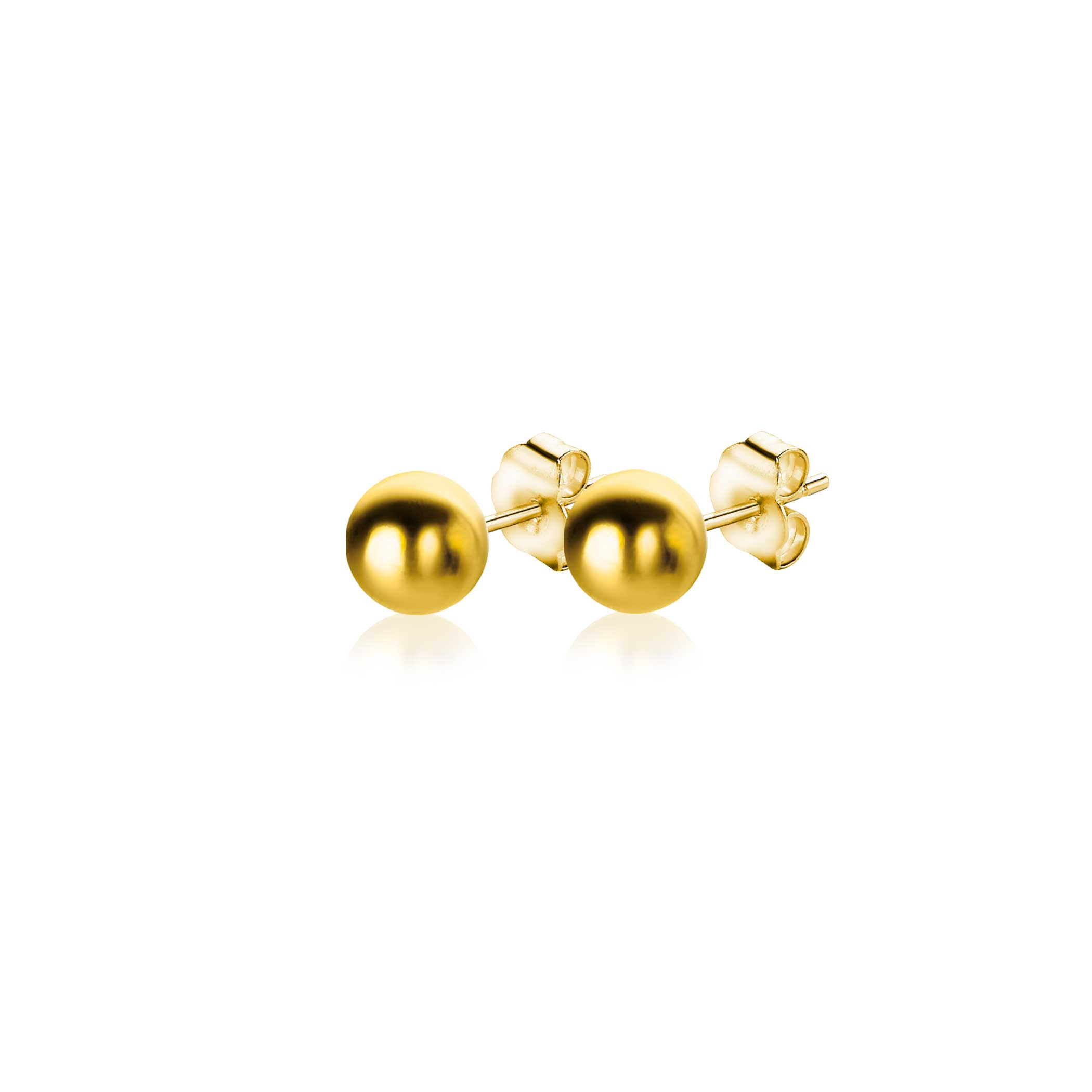 ZINZI GOLD oorknopjes bol 3mm