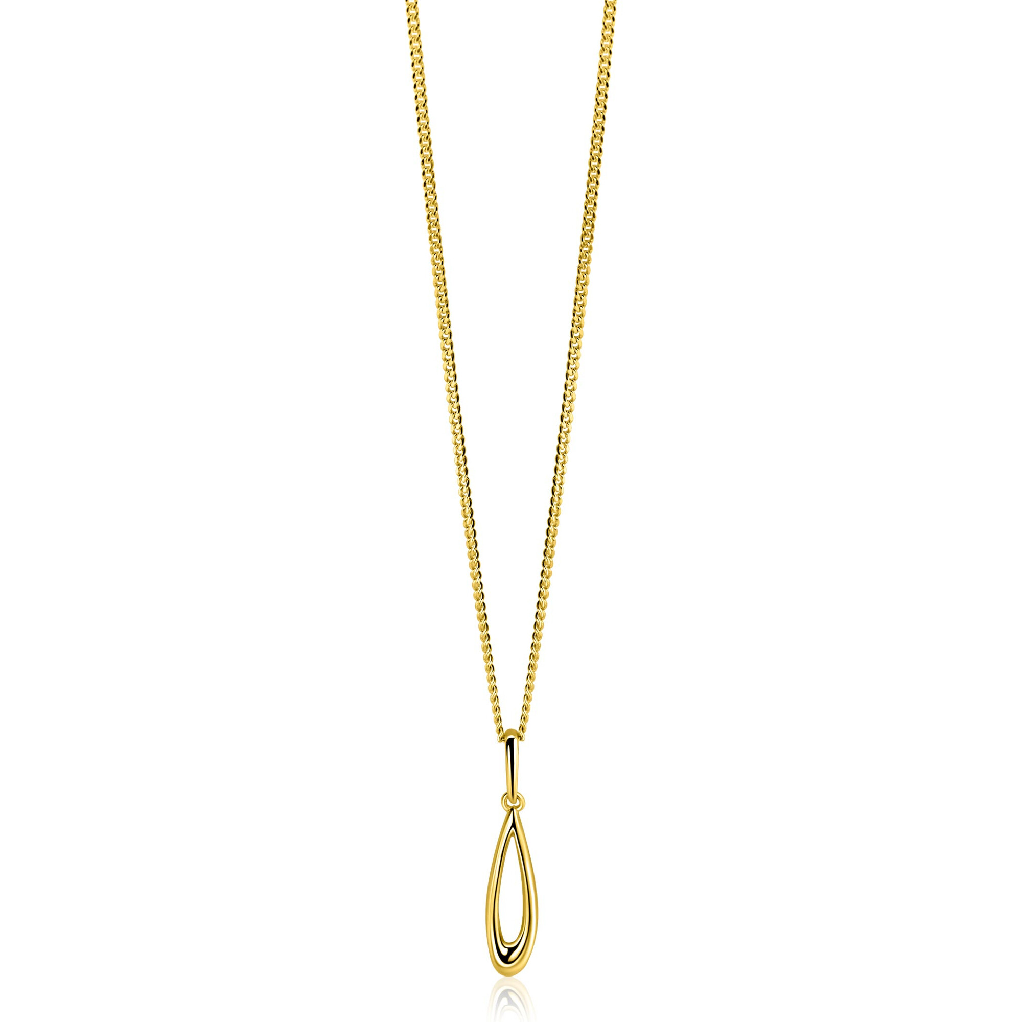 ZINZI GOLD hanger ovaal open