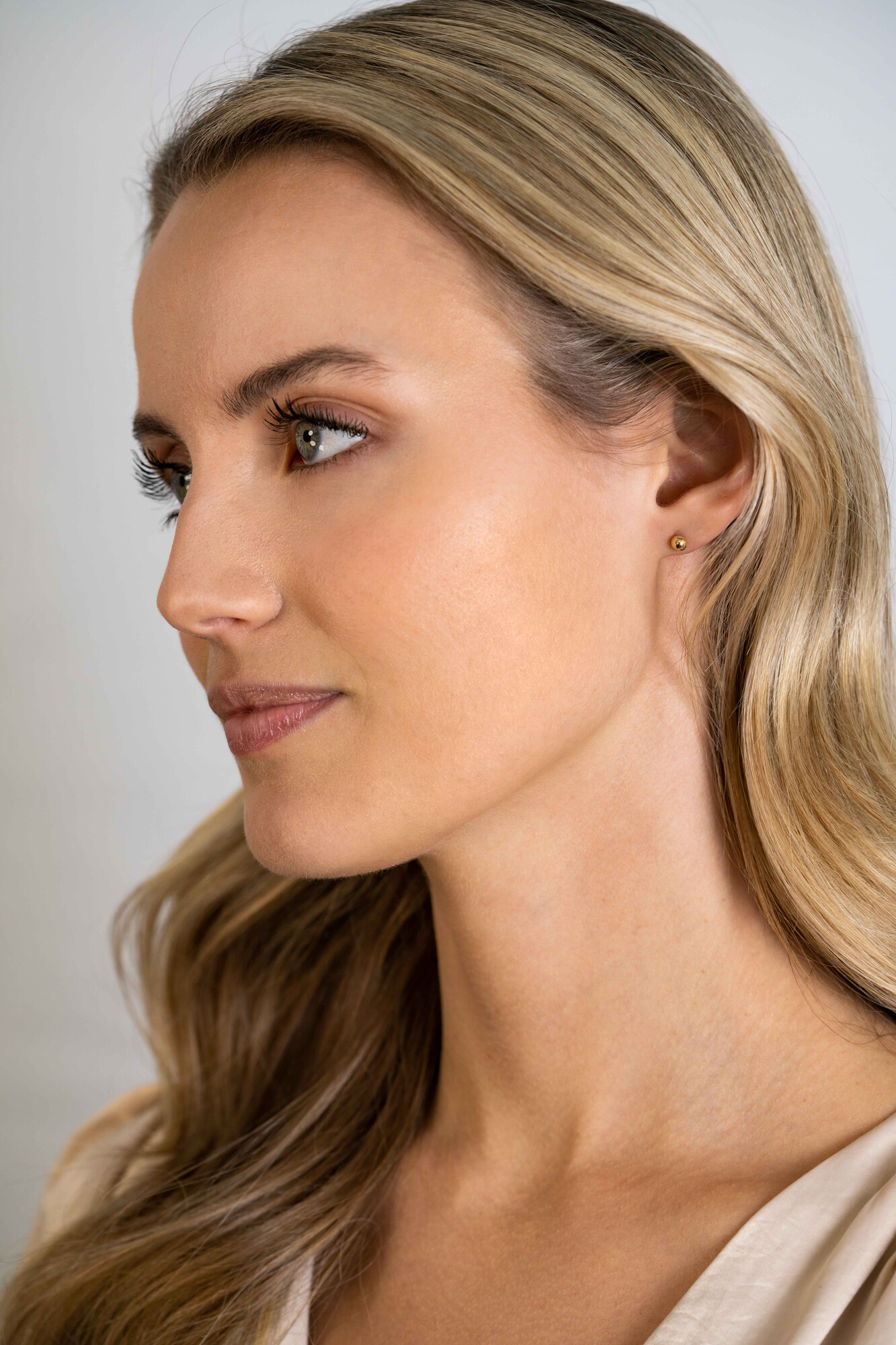 ZINZI GOLD oorknopjes bol 4mm