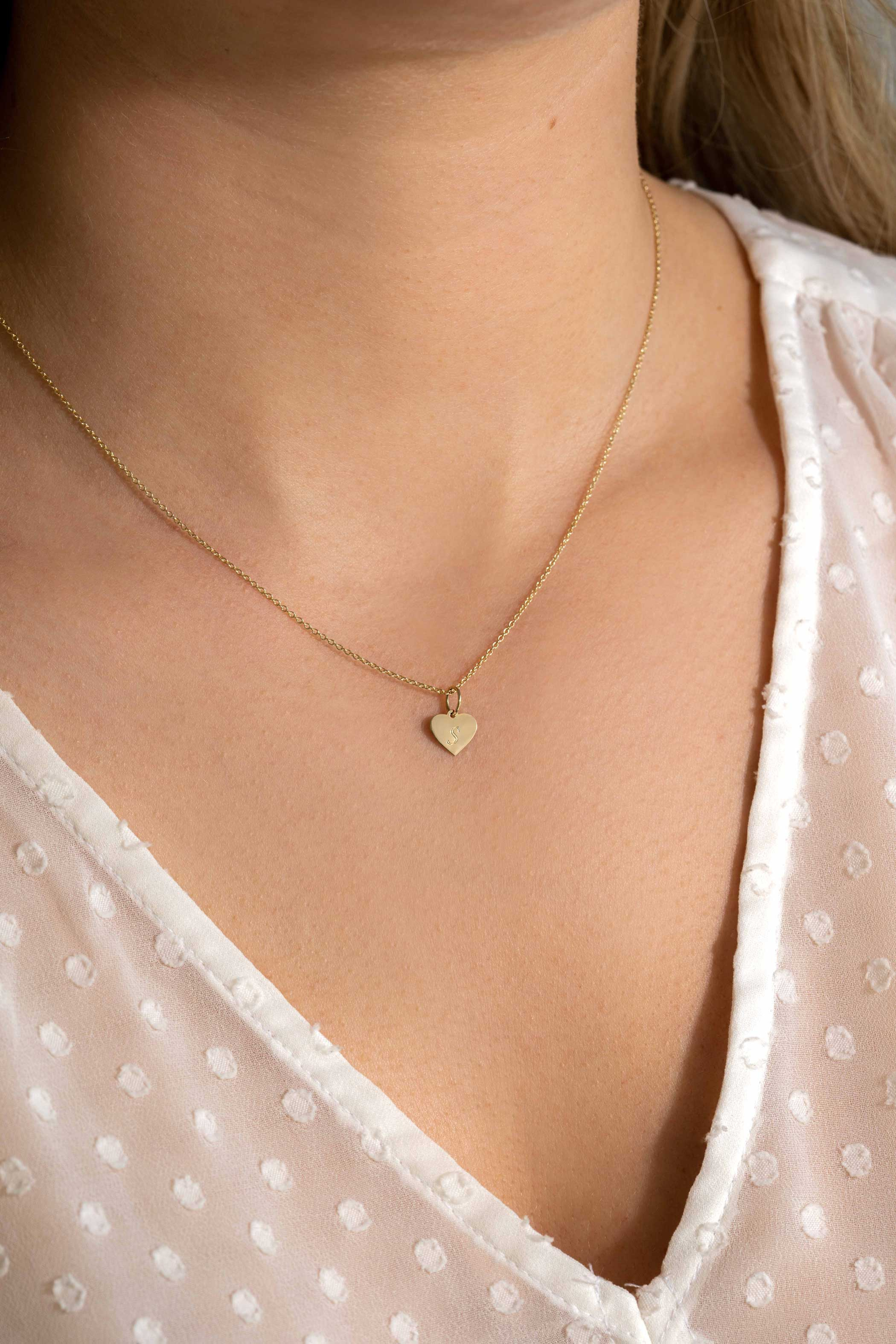 ZINZI GOLD hanger hart glad 8mm