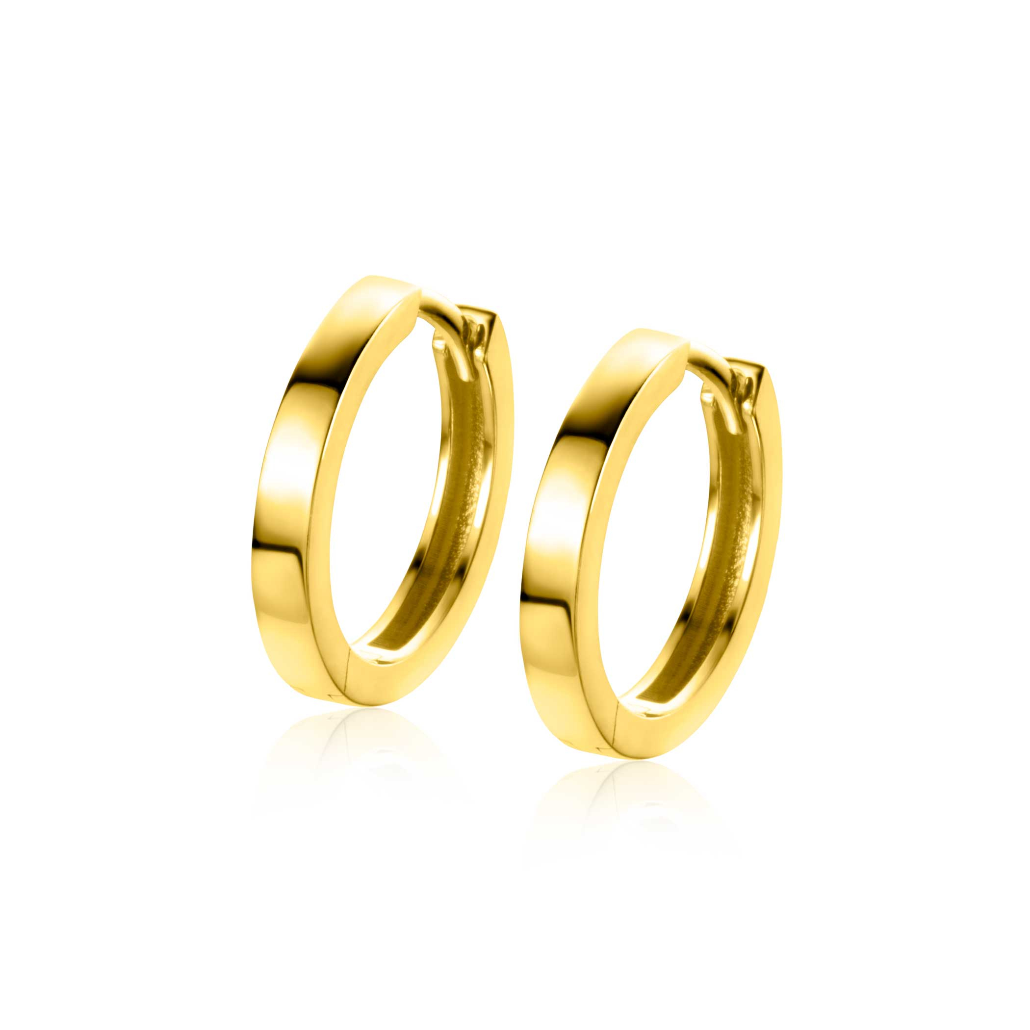 ZINZI GOLD klapcreolen 15,3 x 2,2mm