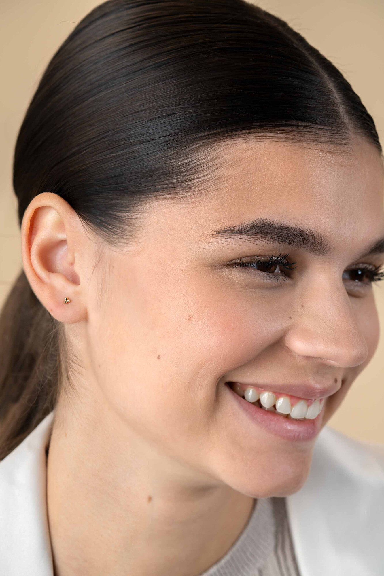 ZINZI GOLD oorknopjes 3x bolletje 2.7mm