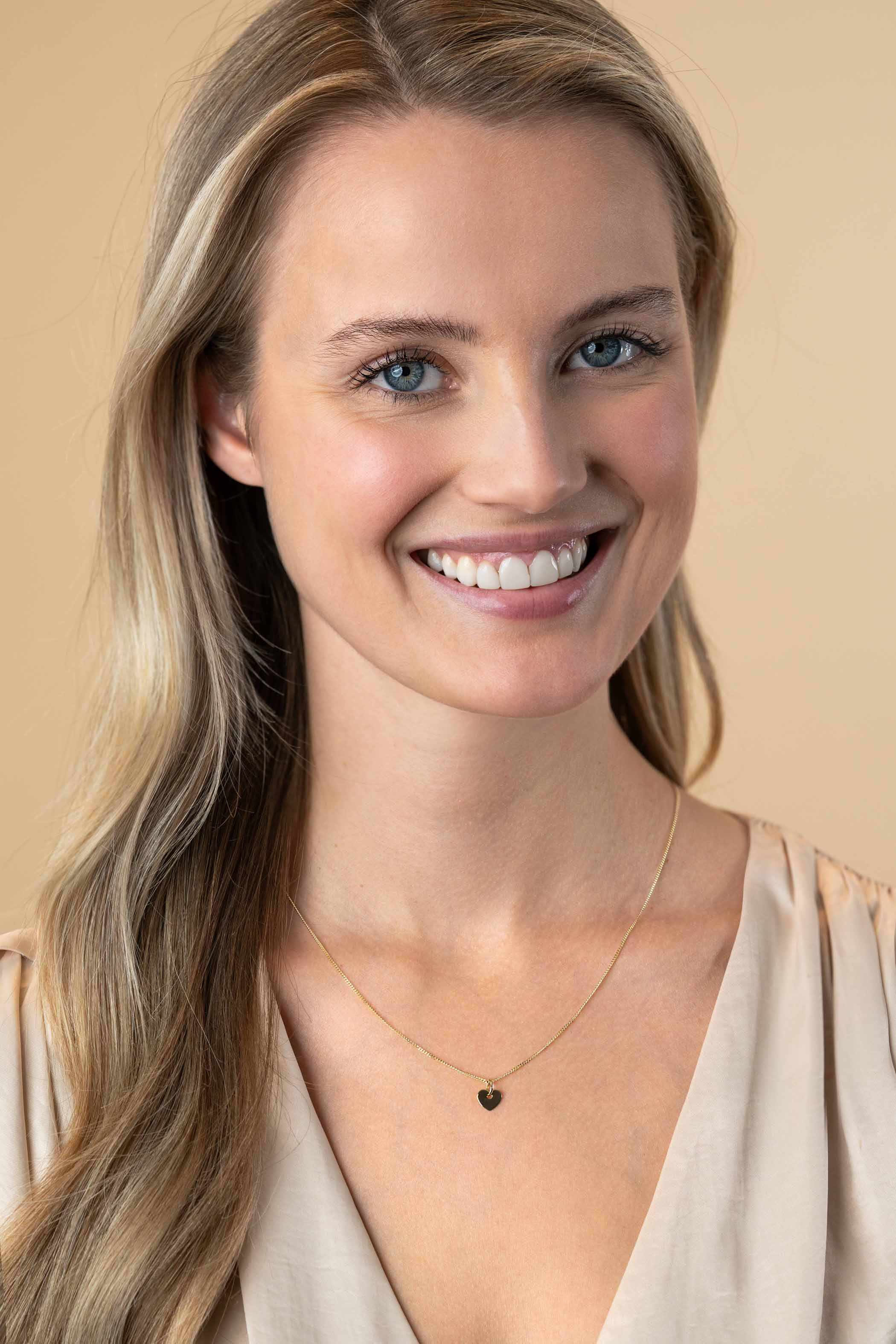 ZINZI GOLD hanger hart glad 8mm