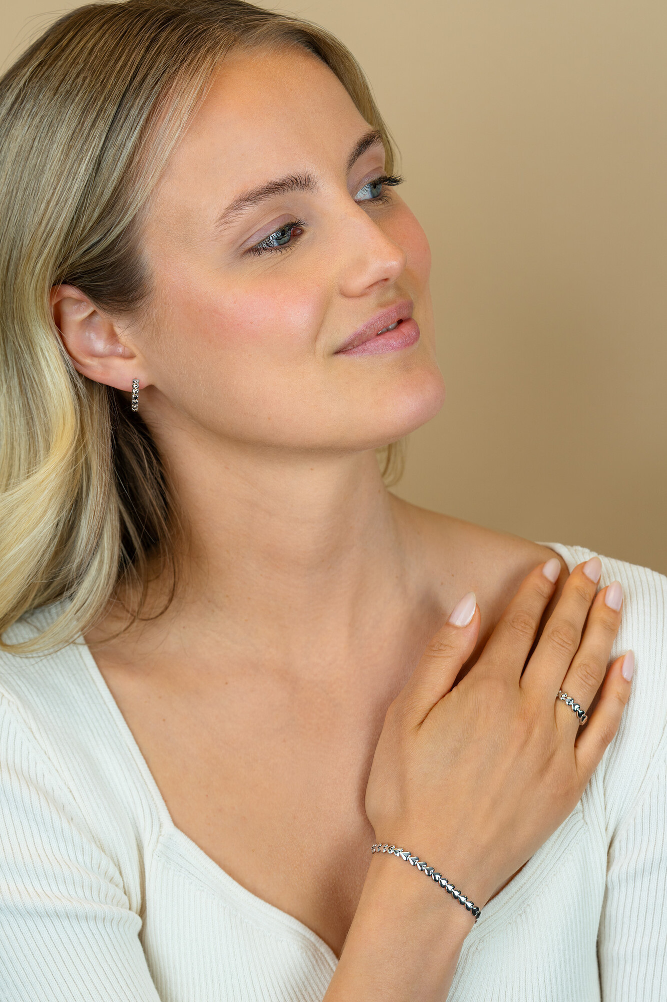 ZINZI silberner Ring Herzen  ZIR1798