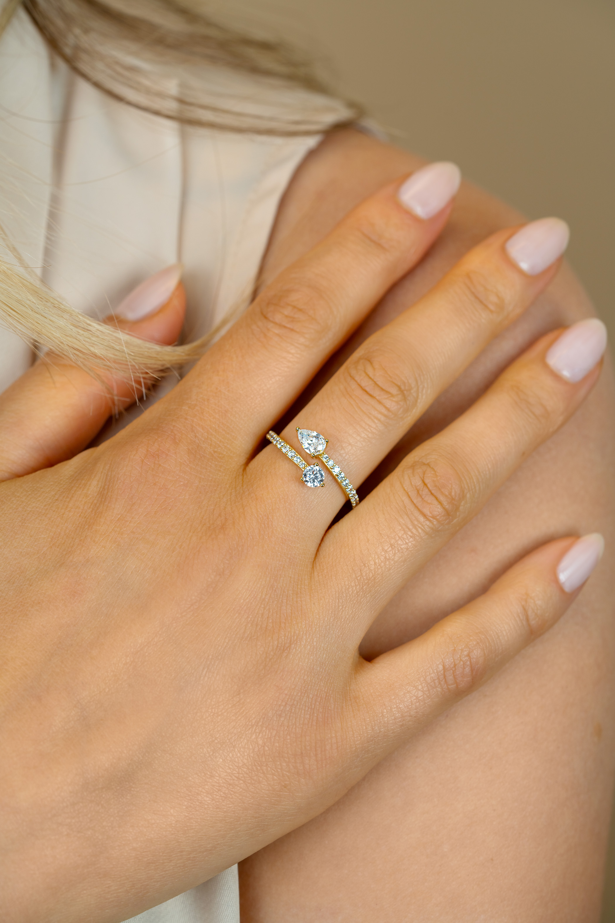 ZINZI zlv. ring gg.verg.slag model peer/rond zirc.mt62