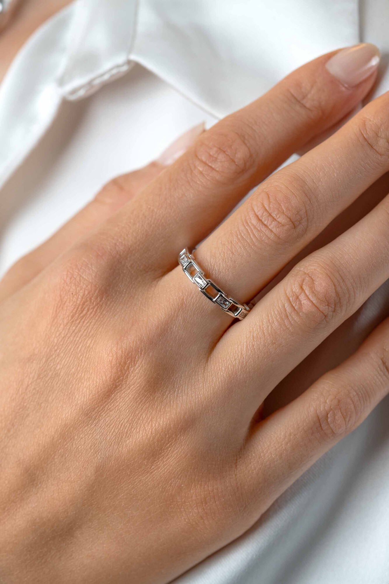 ZINZI zlv. ring rechthoek open schakel+baq.cz mt.58