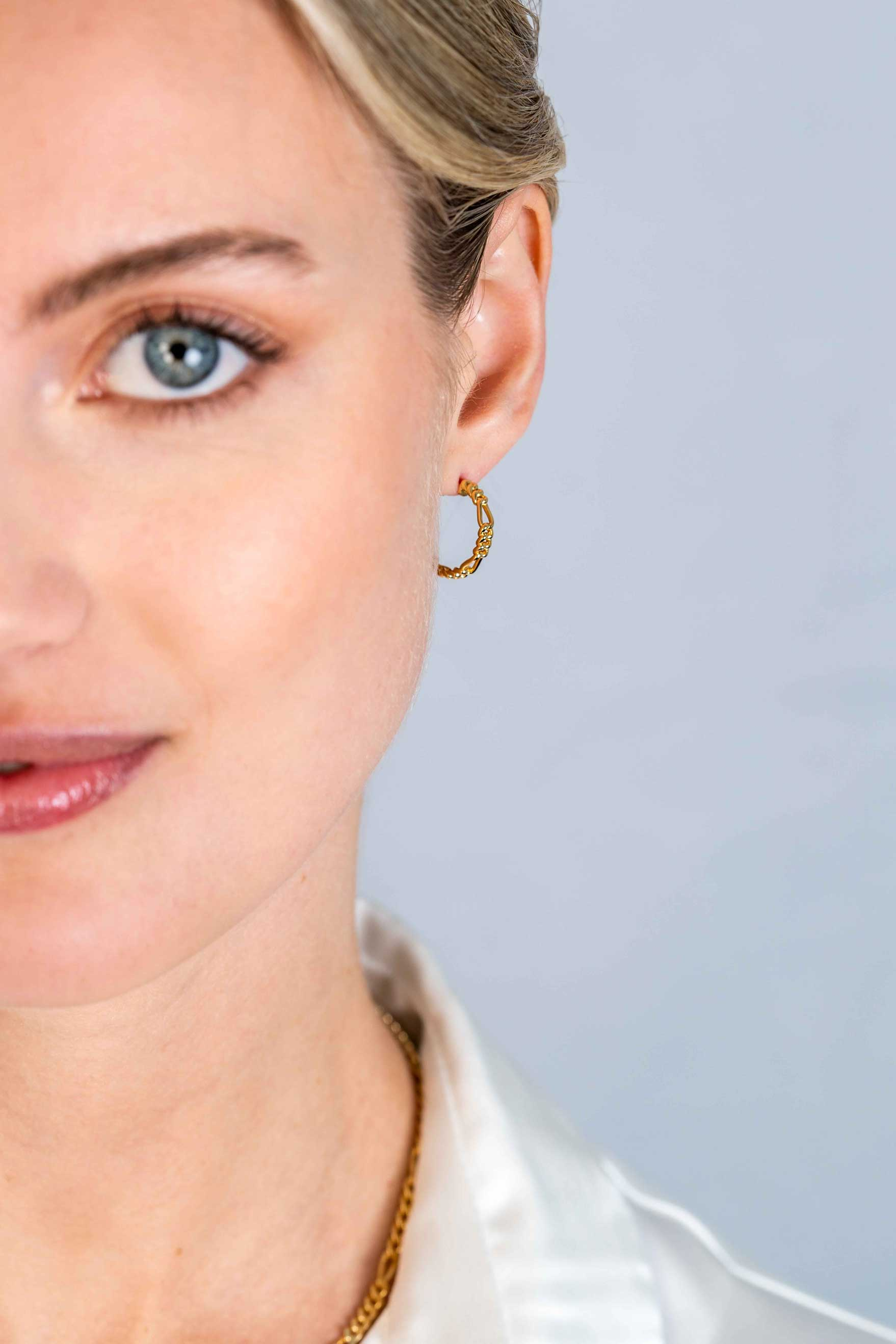 ZINZI zlv. oorstekers gg.verg. rond figaro 16x3mm