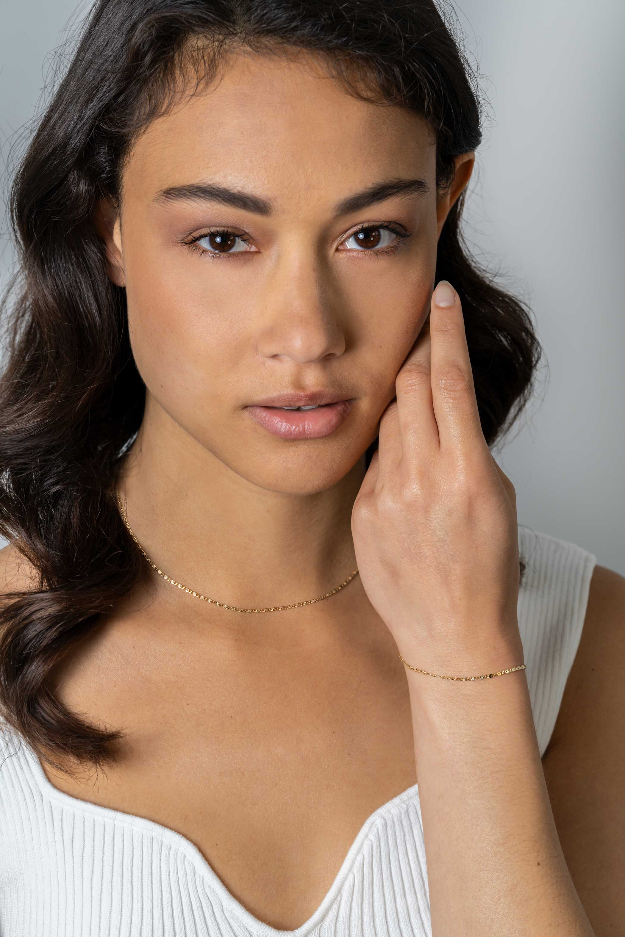 ZINZI zlv. armband gg.verguld fantasie valkenoog