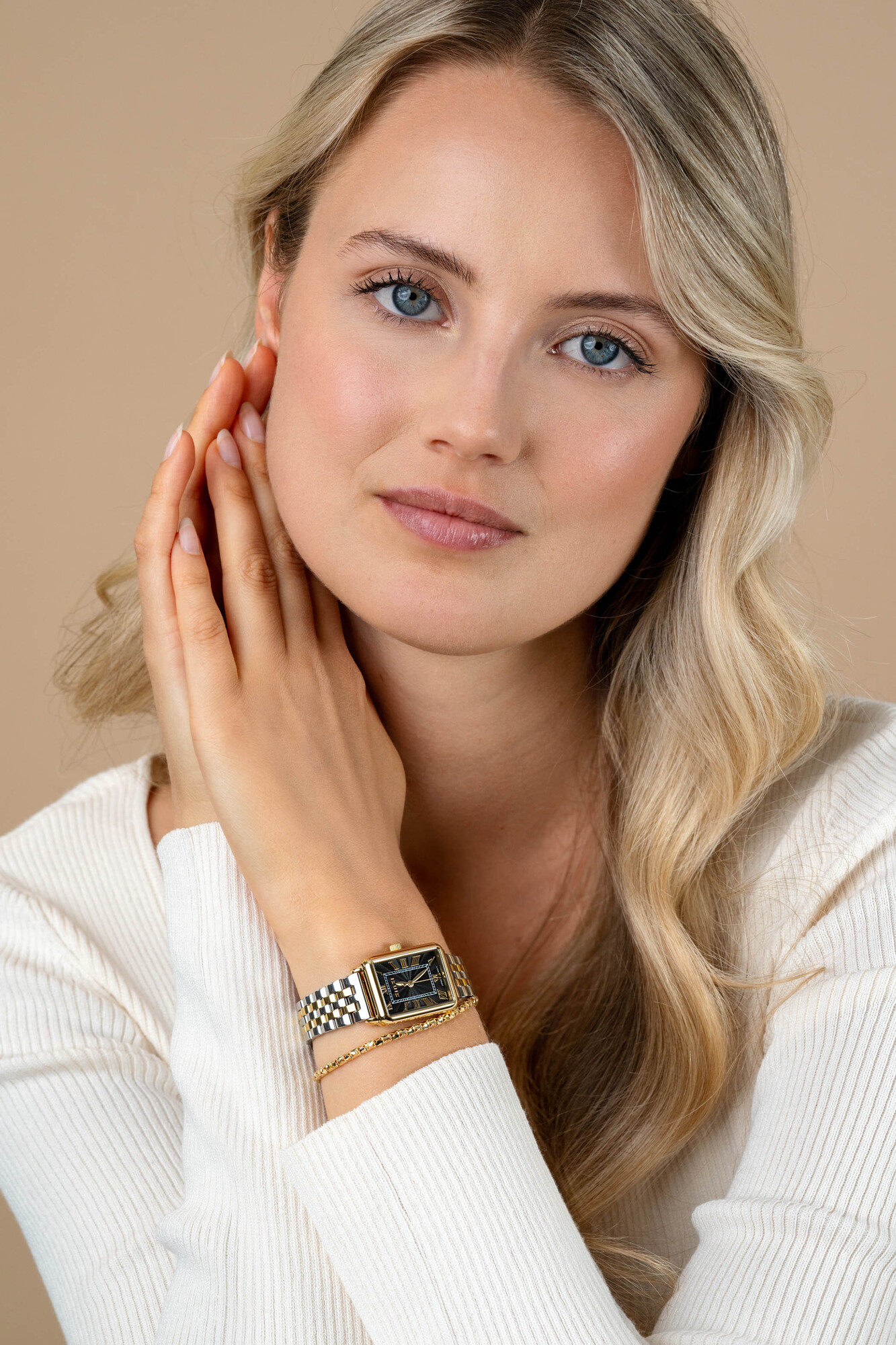 Zinzi Elegance horloge 28mm zwarte w.plaat stln.band