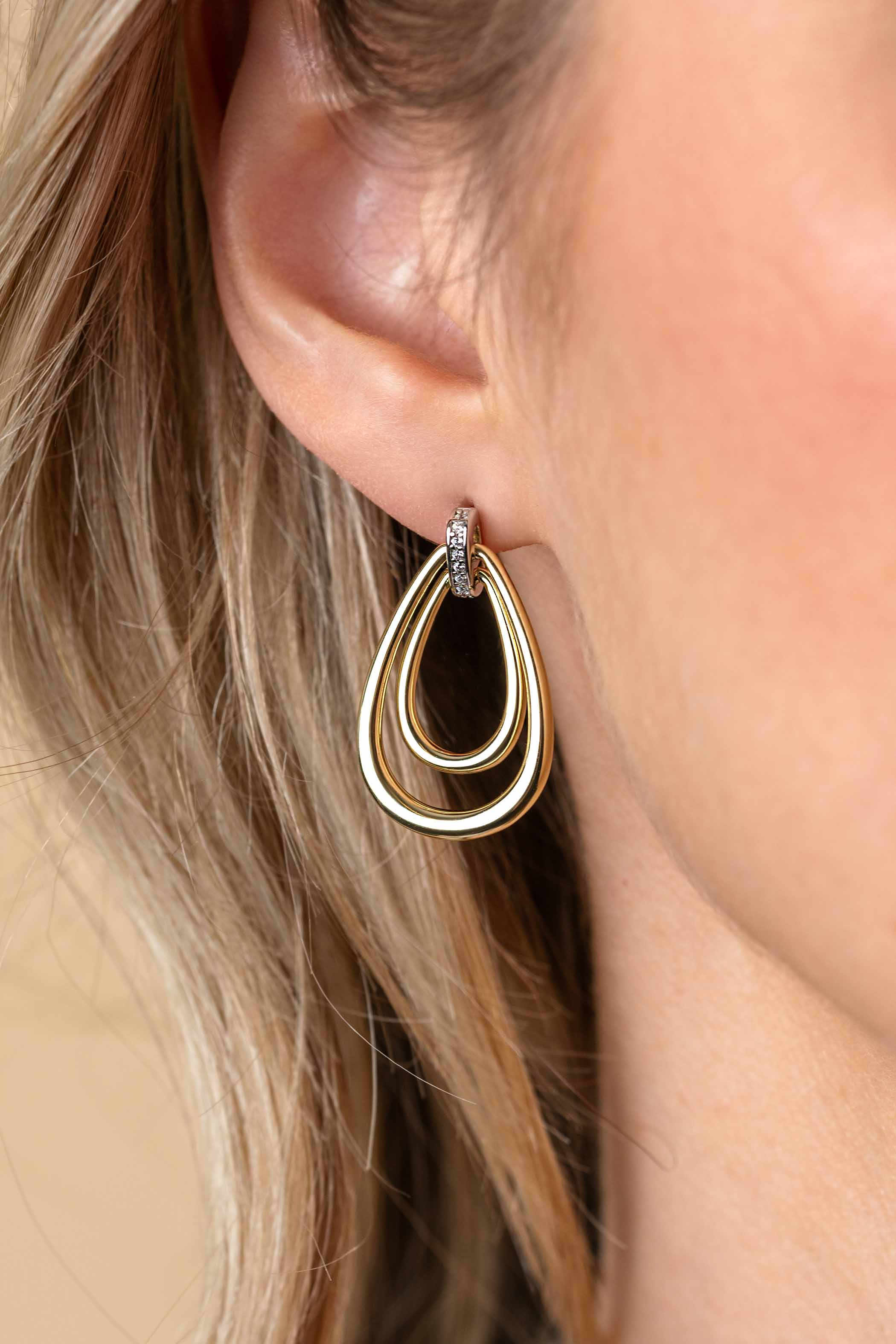 ZINZI zlv.oorh.gg.verg.2x druppelvorm en zirc.28mm