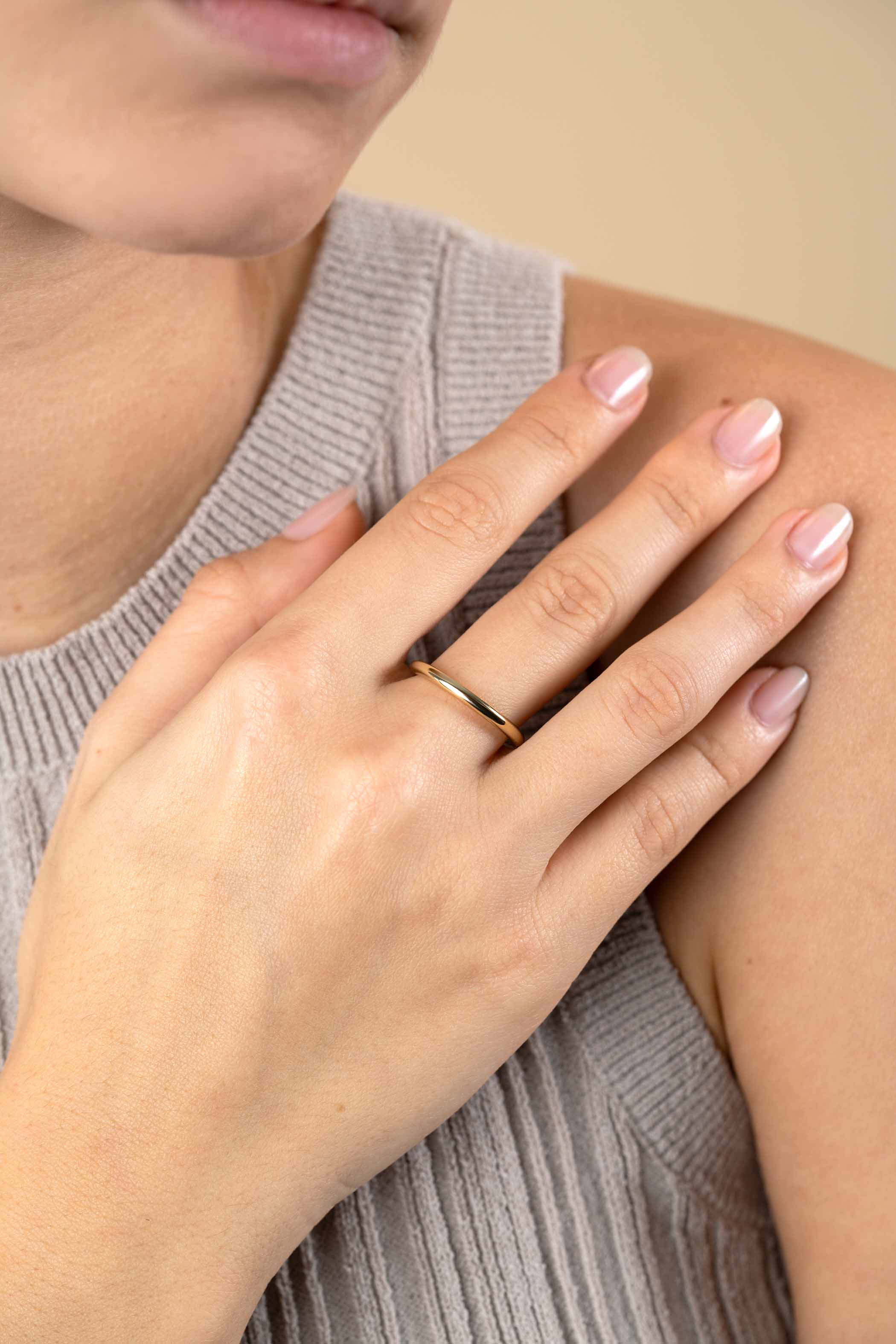 ZINZI zlv. aanschuifring gg.verg. glad 2.3mm mt.62