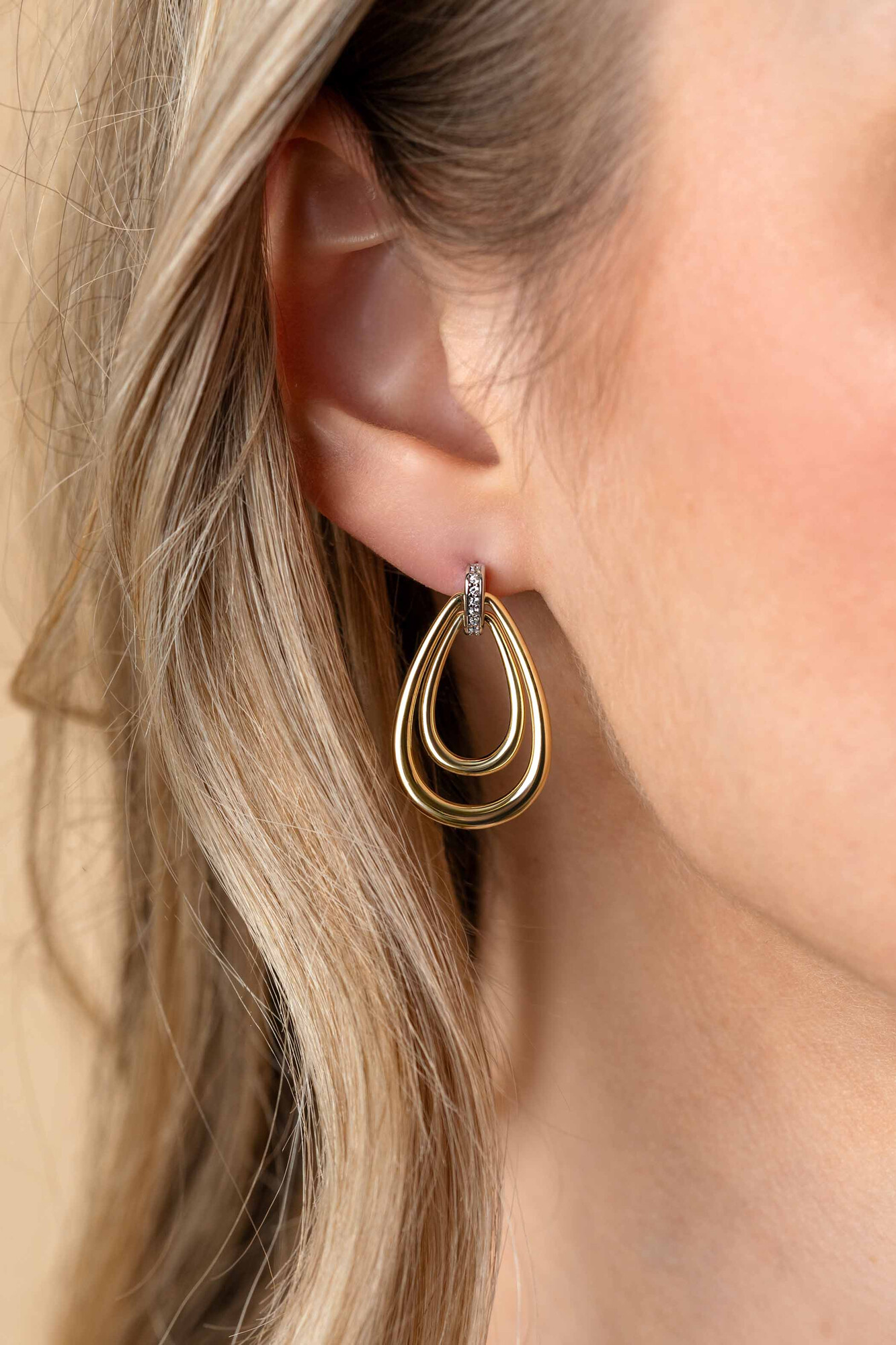 ZINZI zlv.oorh.gg.verg.2x druppelvorm en zirc.28mm