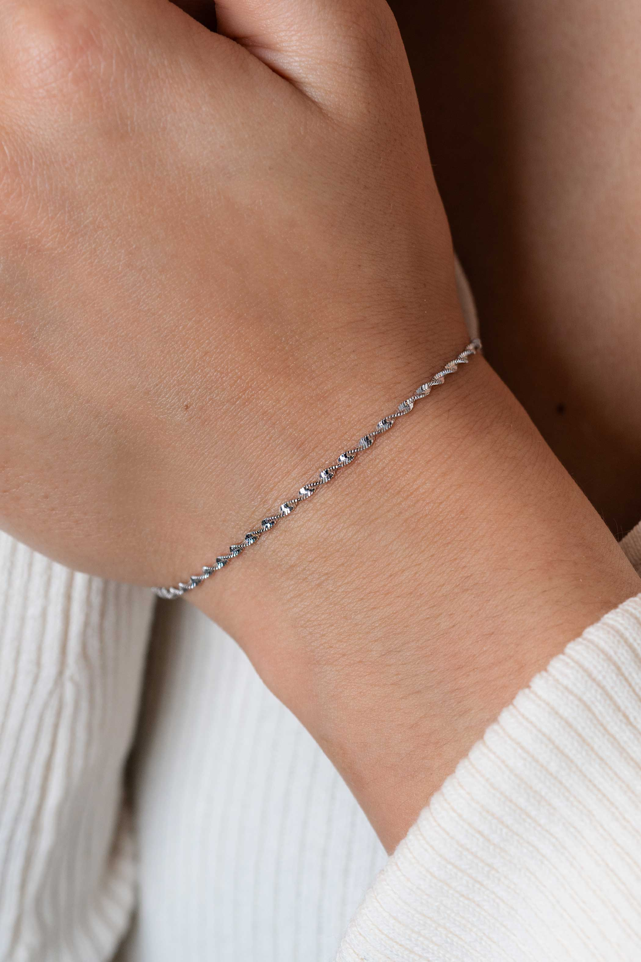 ZINZI zlv. armband singapore schakel