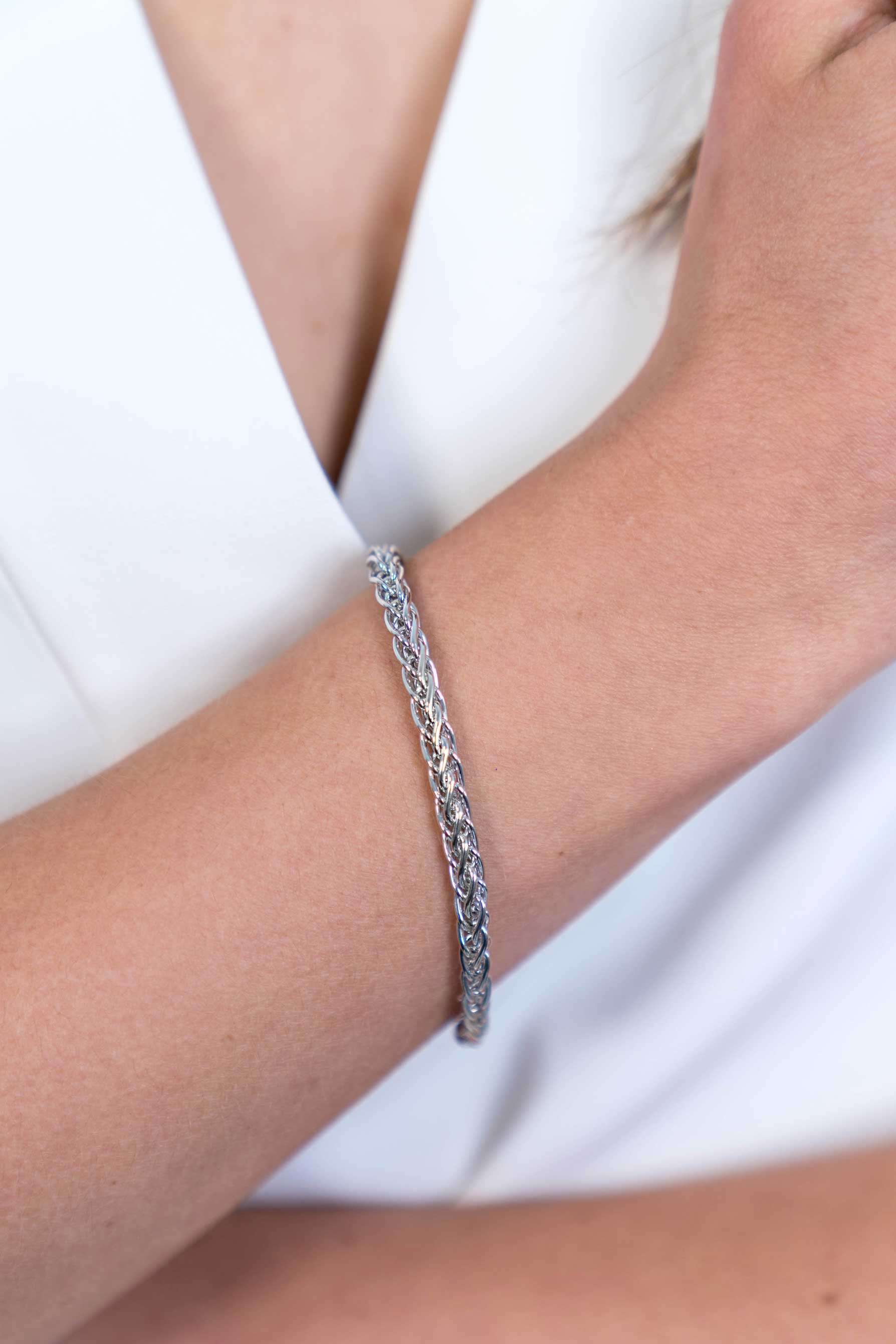 ZINZI silbernes Armband vossenstaart 5mm breit 19cm ZIA2214