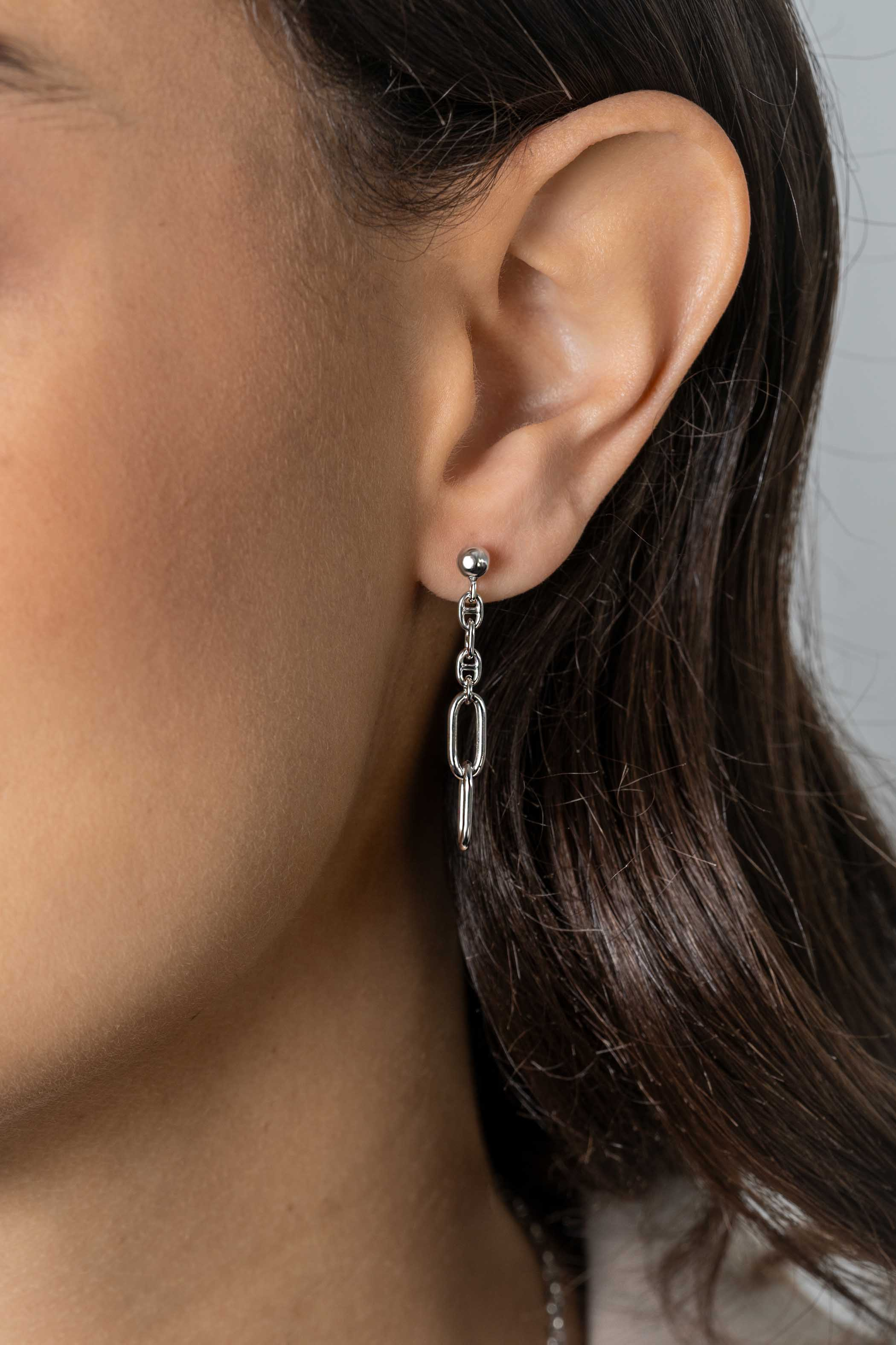 ZINZI zlv.oorstekers lang fant.en paperclip 3.5cm