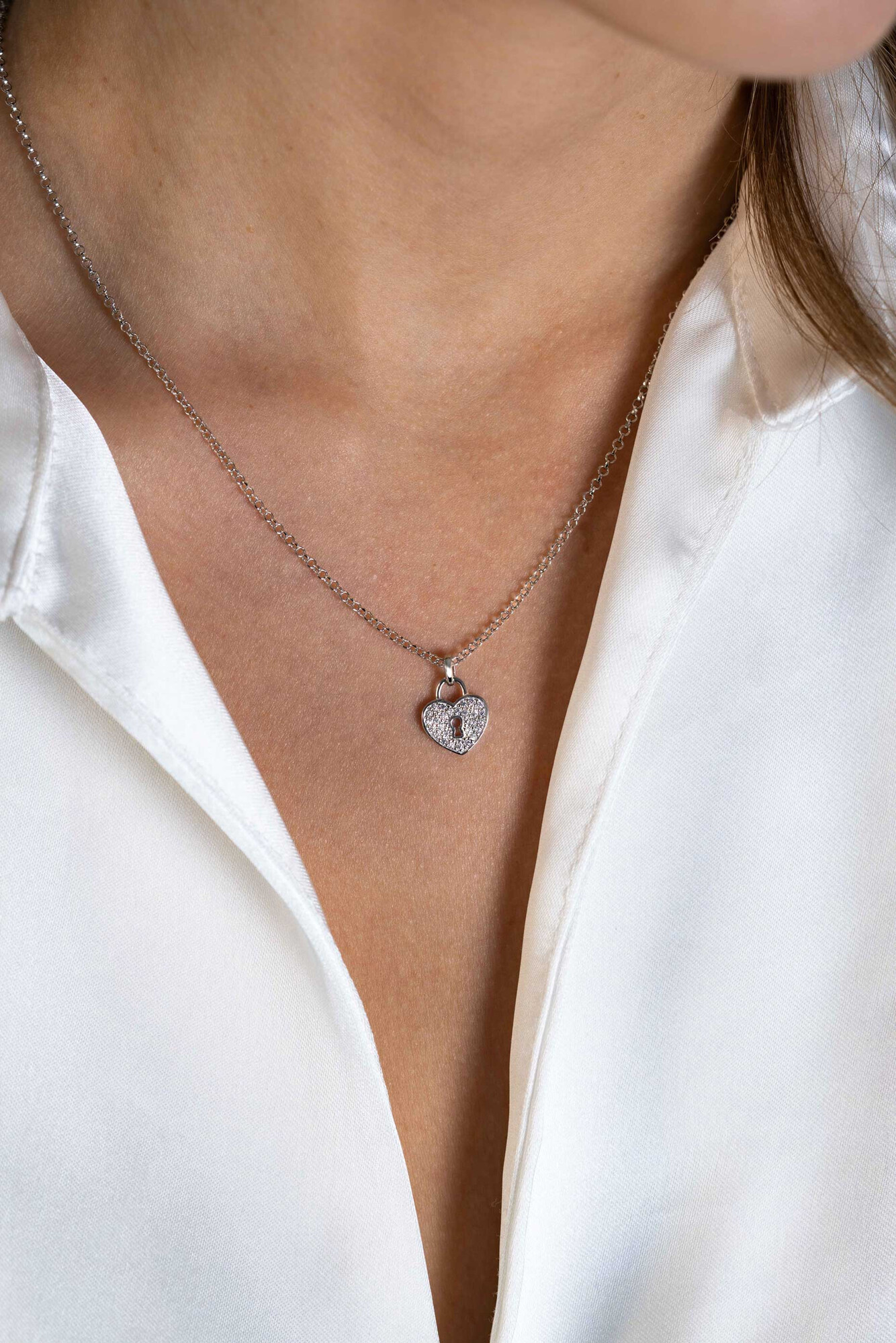 ZINZI zlv.hanger zirconia in hartvorm