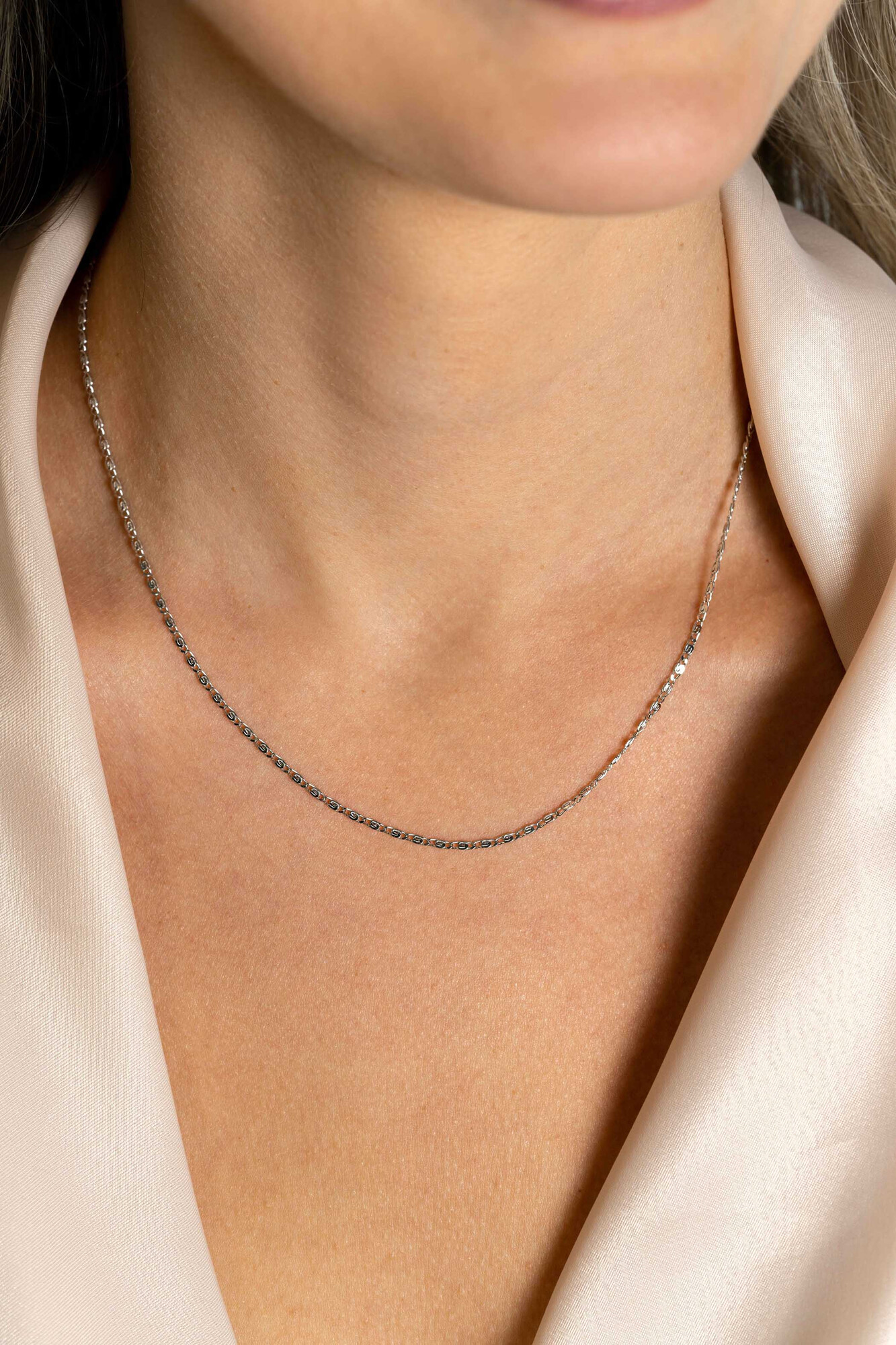 ZINZI zlv. collier fantasie 42/45cm