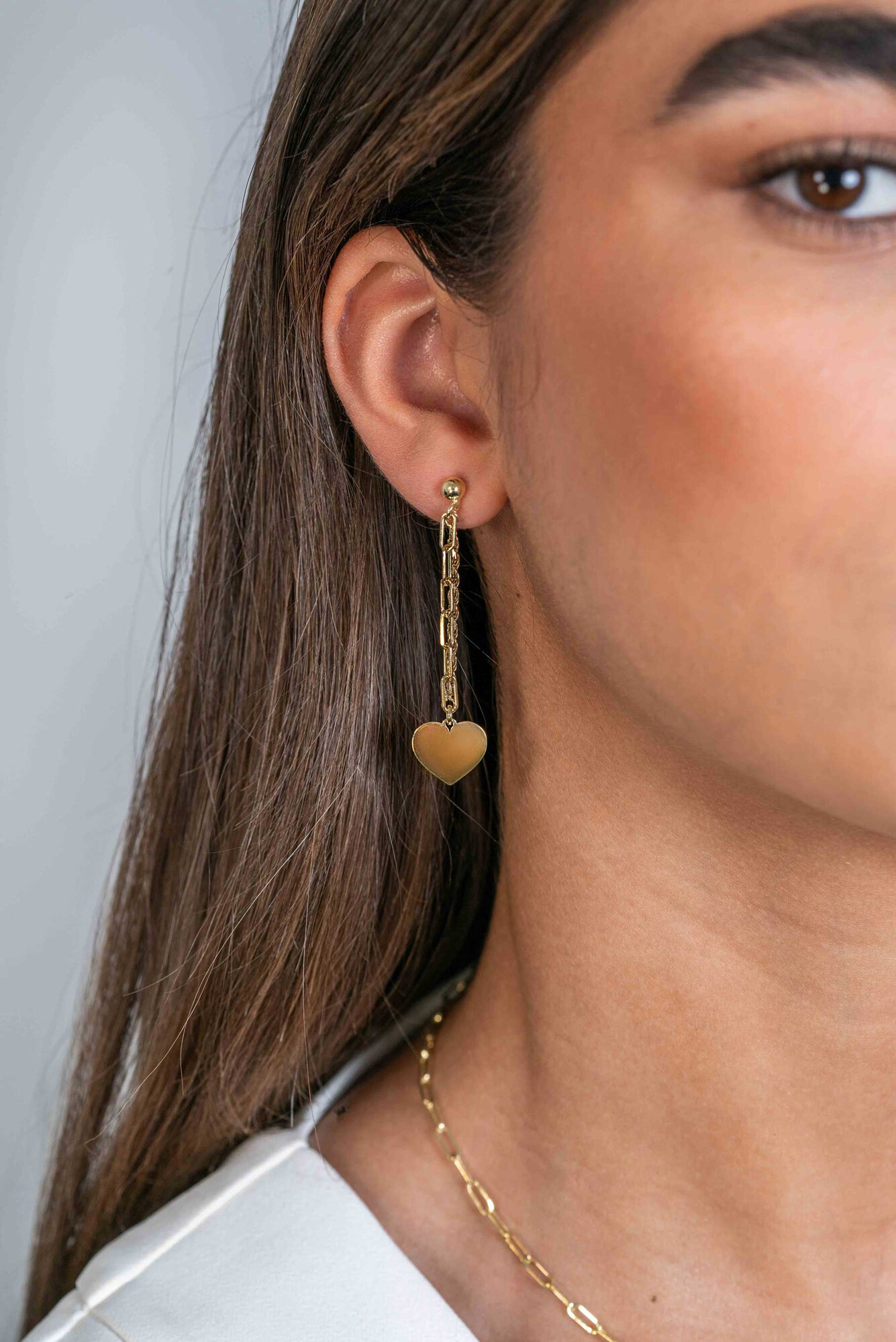 ZINZI zlv. oorst.gg.verg. paperclip/koord hart hanger