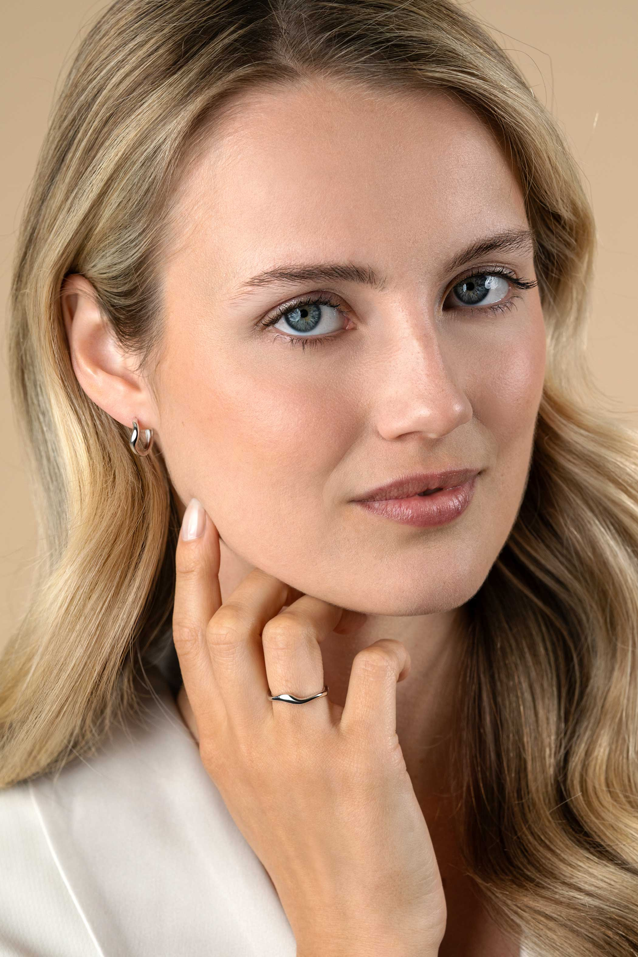 ZINZI Silberring organisch geformt, 3,5mm breit ZIR2627