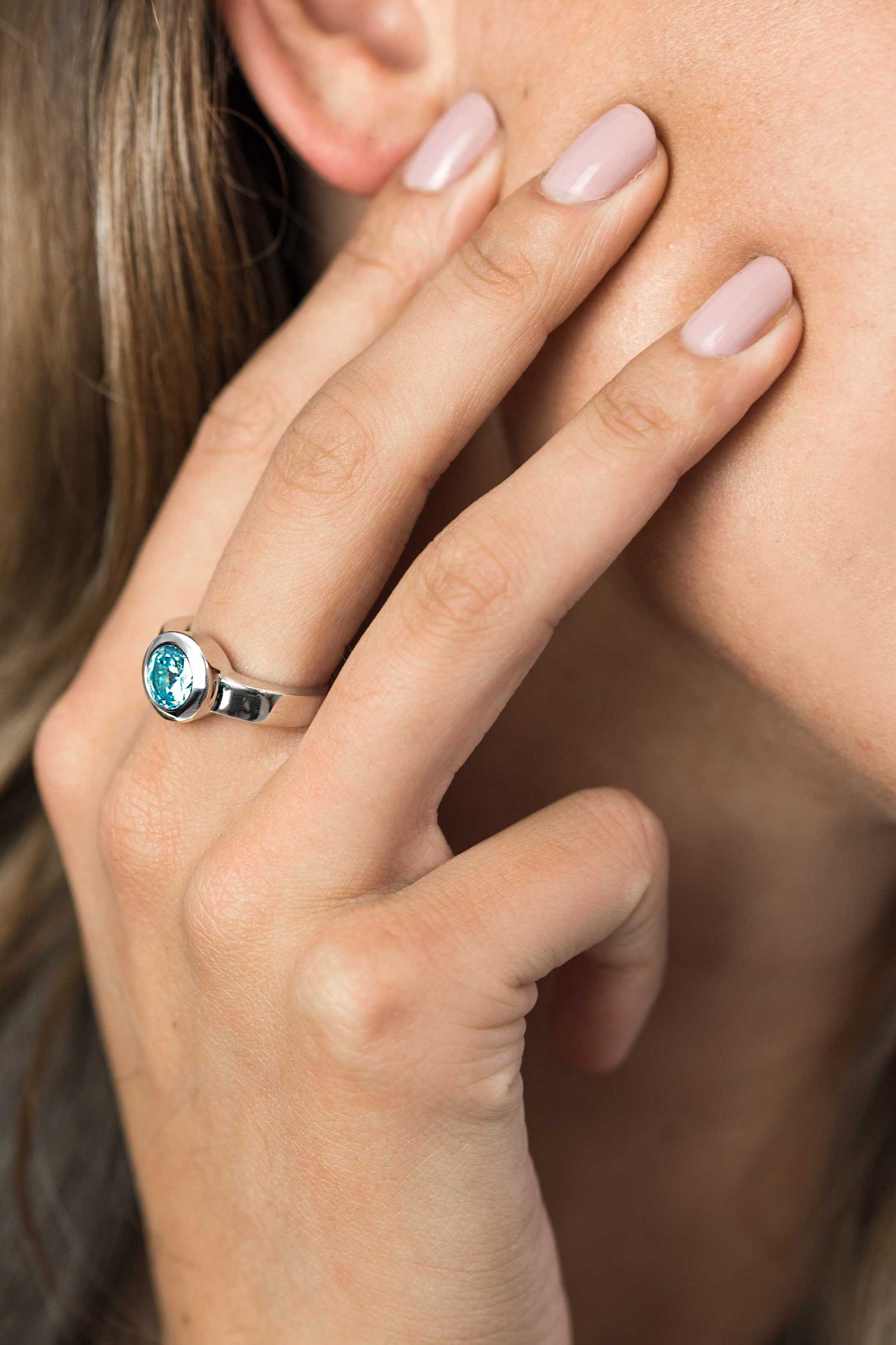 ZINZI silberner Wechselring rund  ZIR1