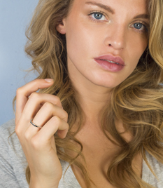 ZINZI silberner Ansteckring glatt rund ZIR1176