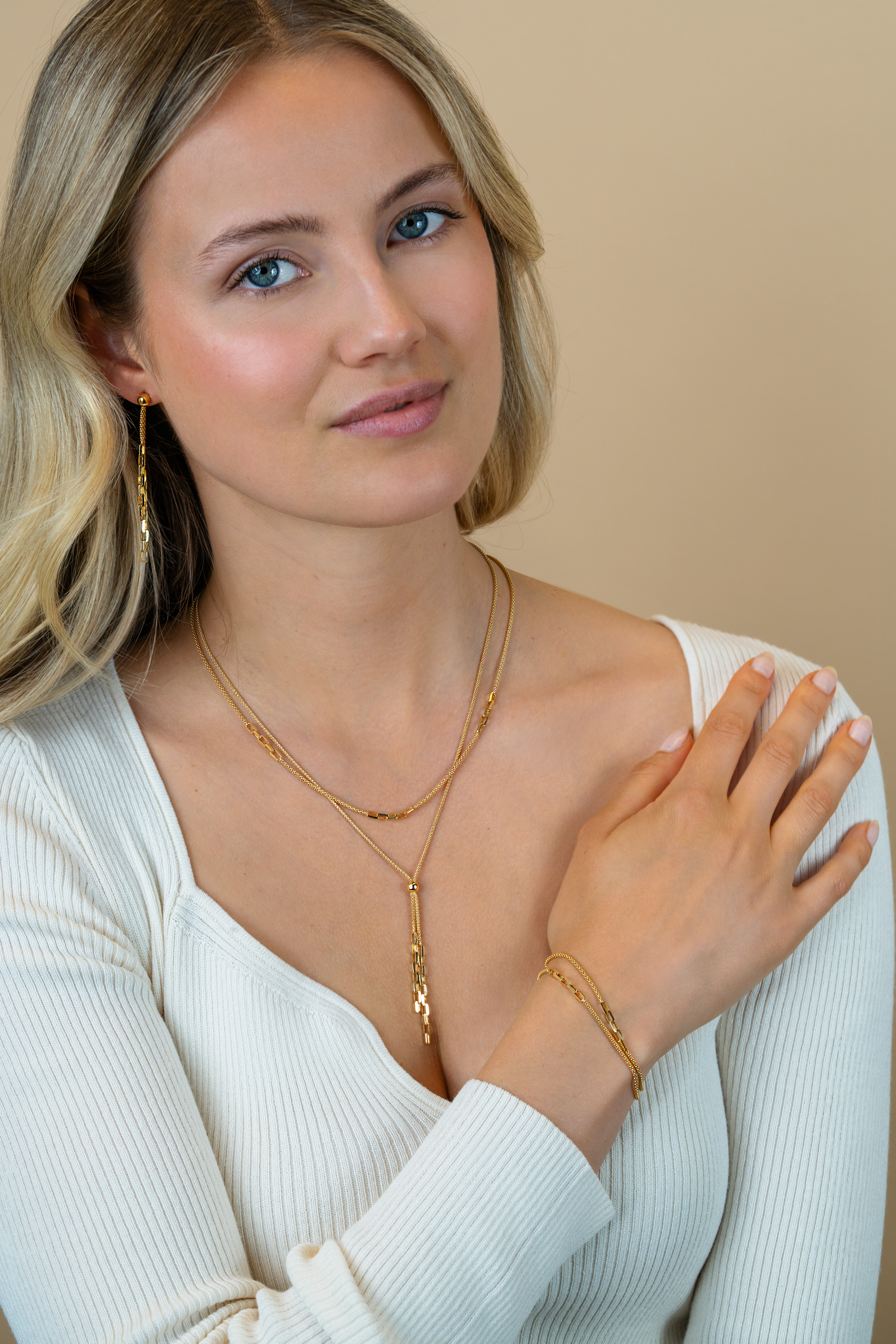 ZINZI zlv. oorst.gg.verg.lang popcorn/schakels 65mm