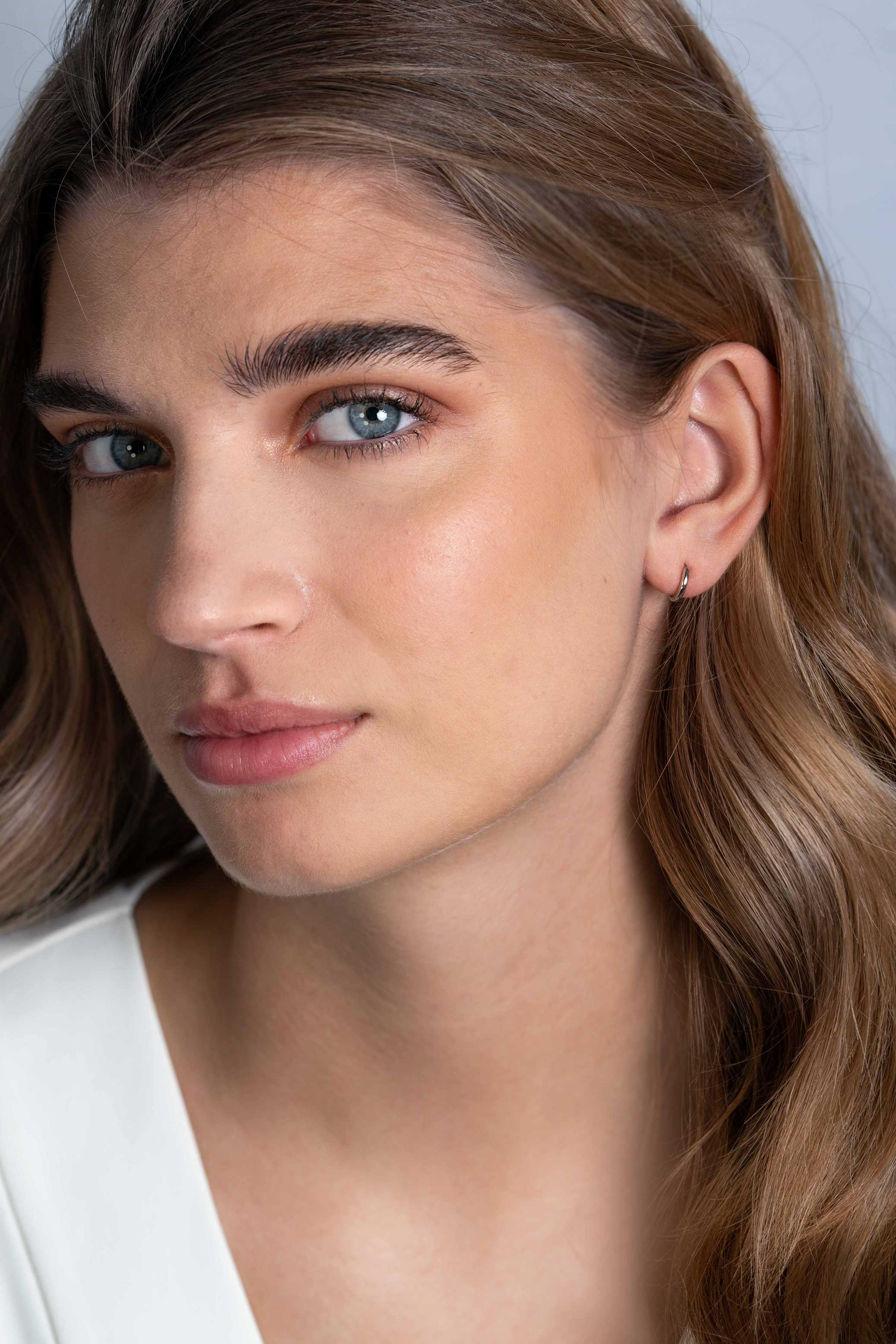 ZINZI silberne Luxus-Ohrringe glatt 10x2mm ZIO2261