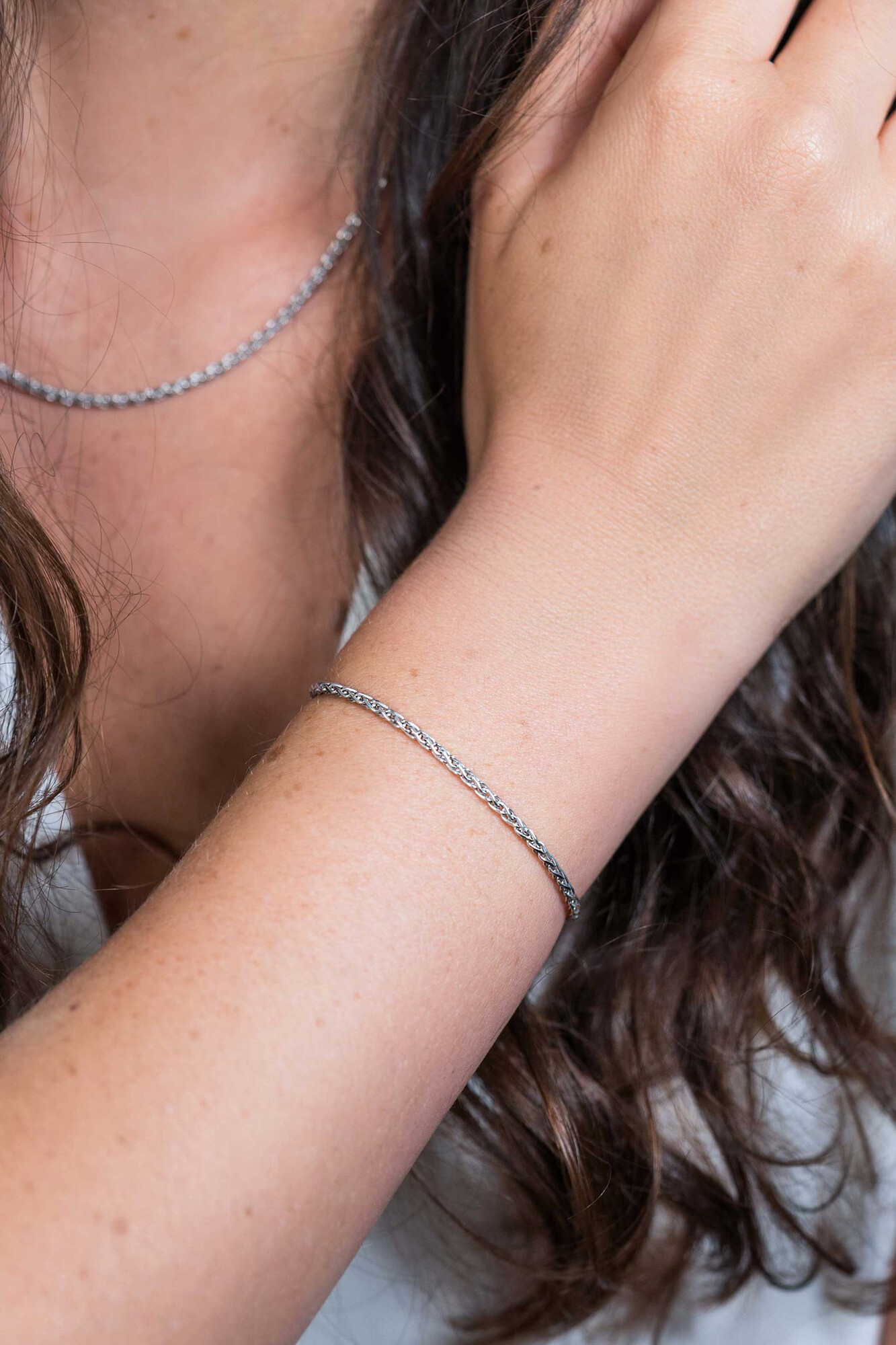 ZINZI silbernes Gliederarmband Palmier 2mm breit ZIA1931