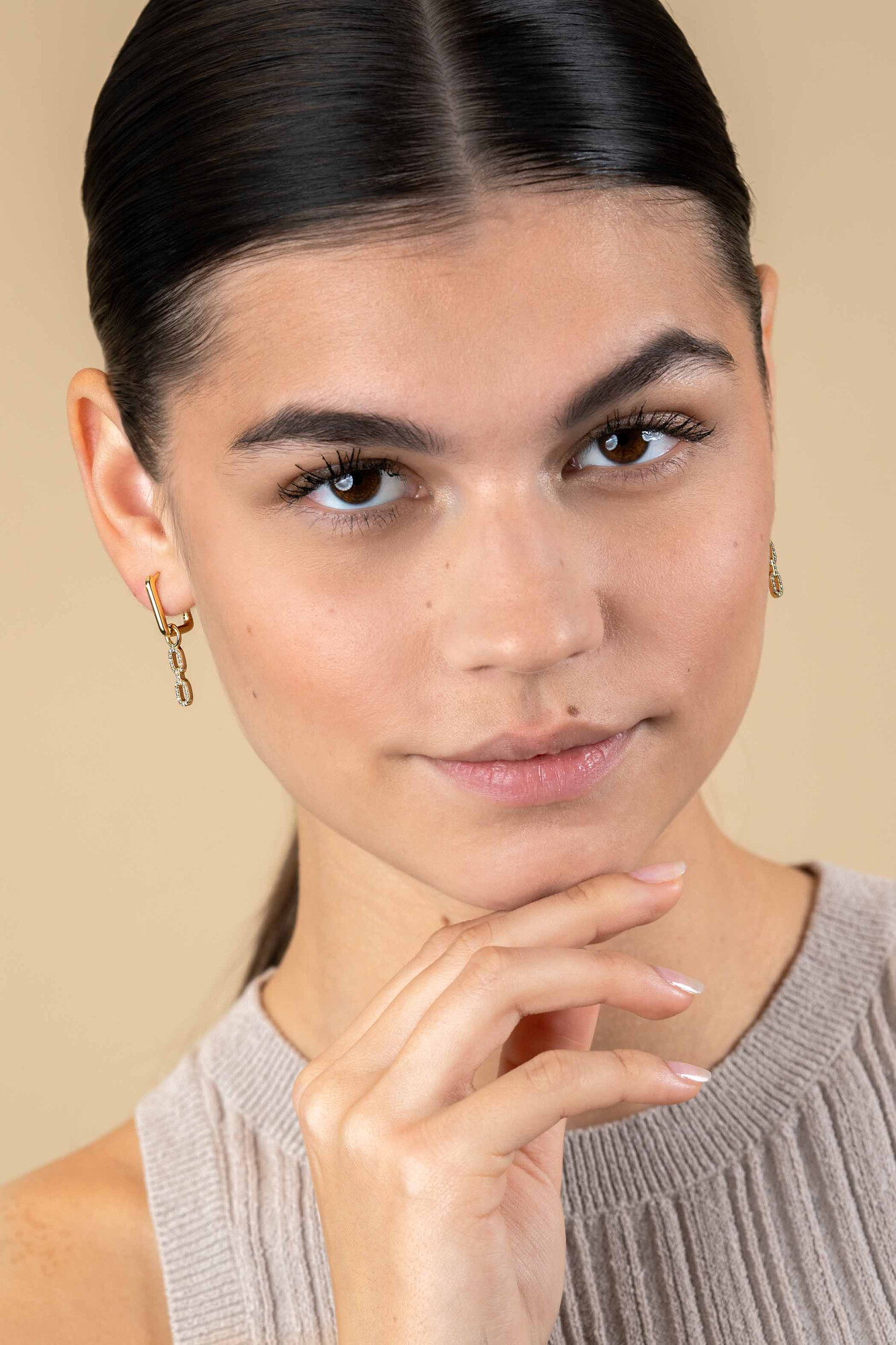 ZINZI zlv. oorbedels gg.verg.open schakels bezet zirc.