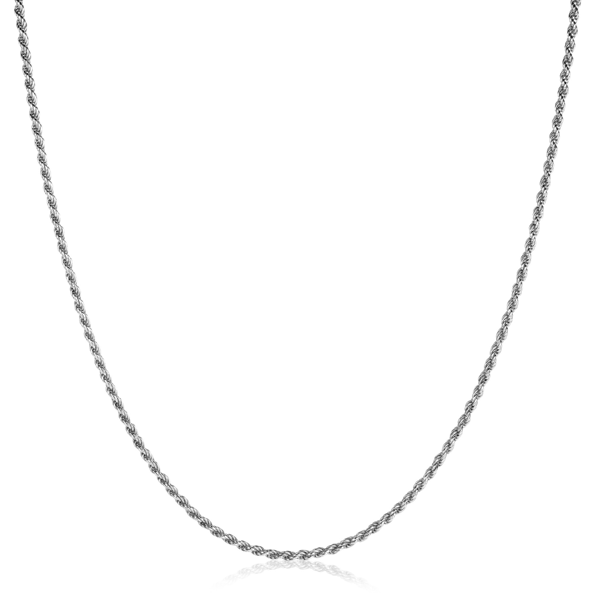 ZINZI zlv. koord collier 45cm