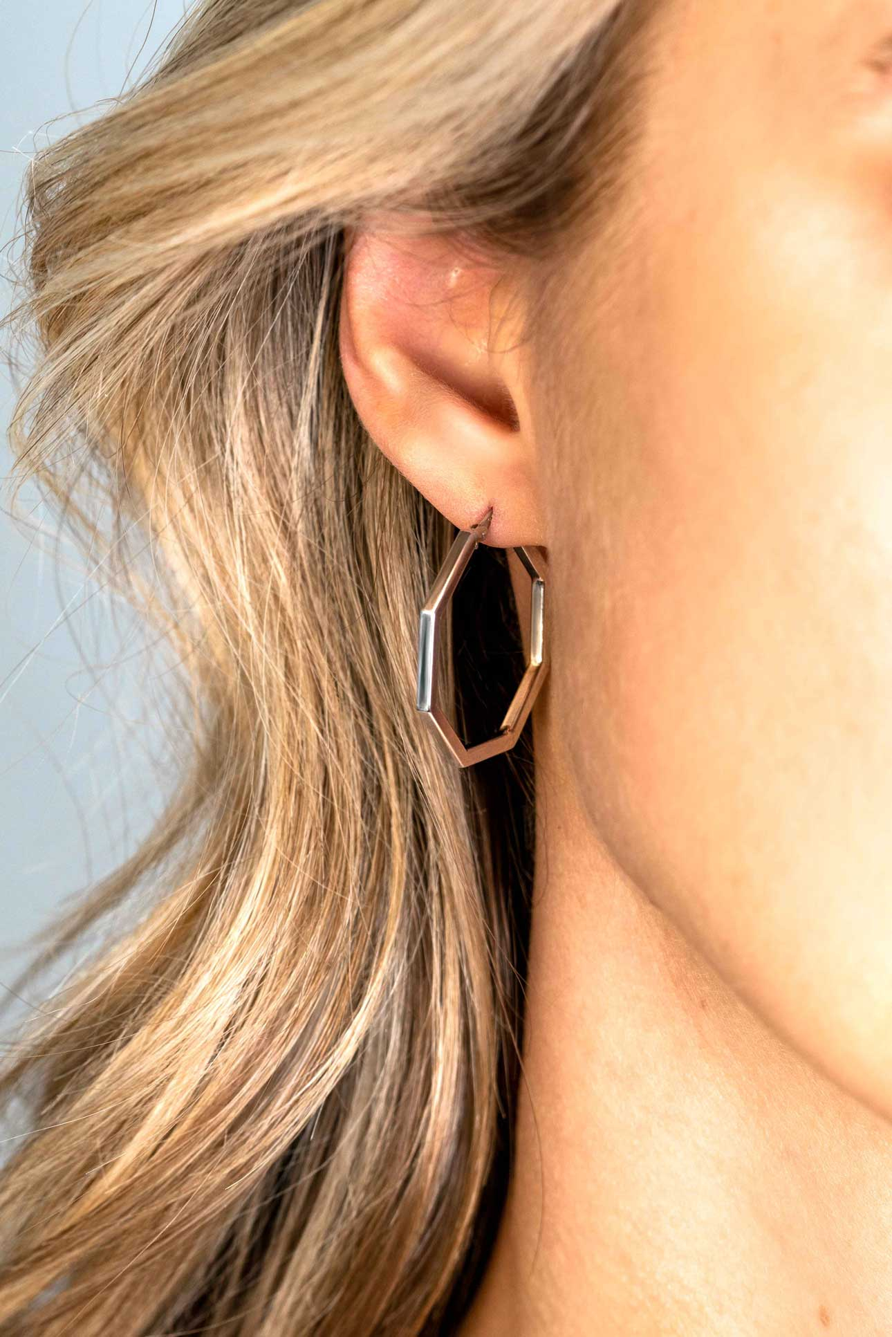 ZINZI * zlv. oorringen 7 hoeken 27x2mm