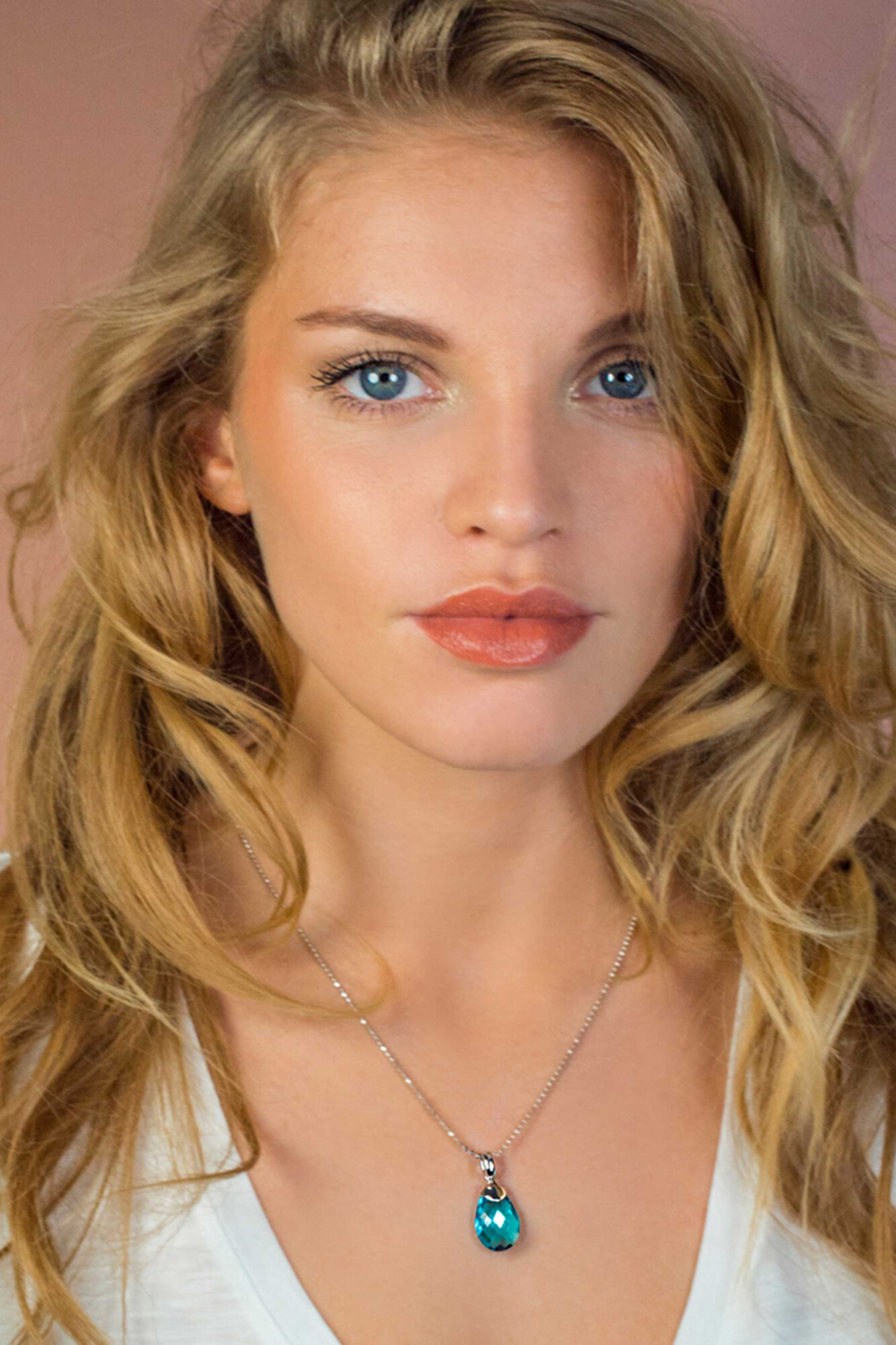 Zinzi silberner Anhänger Birnenform türkis ZIH1171T