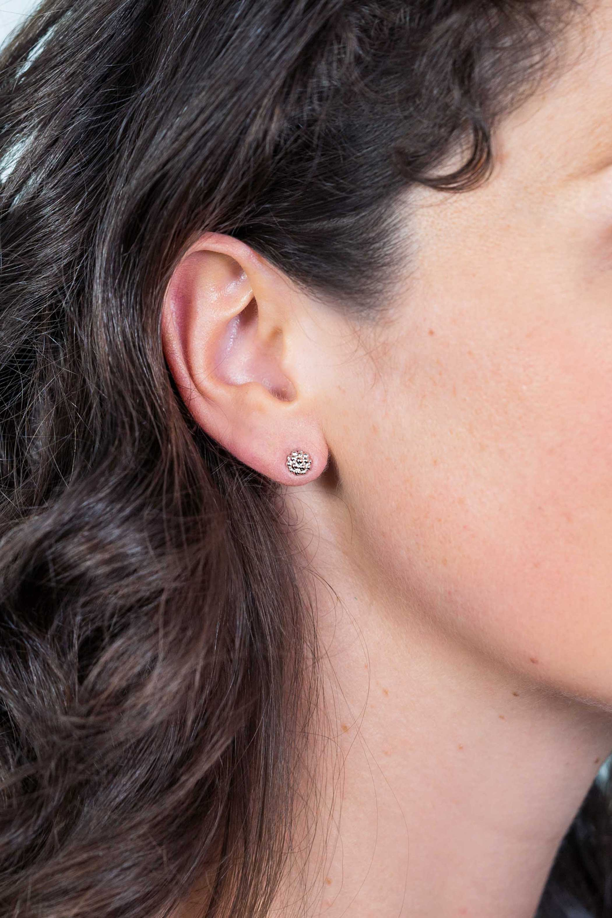 ZINZI silberne runde Ohrstecker 6mm Kugel ZIO1968