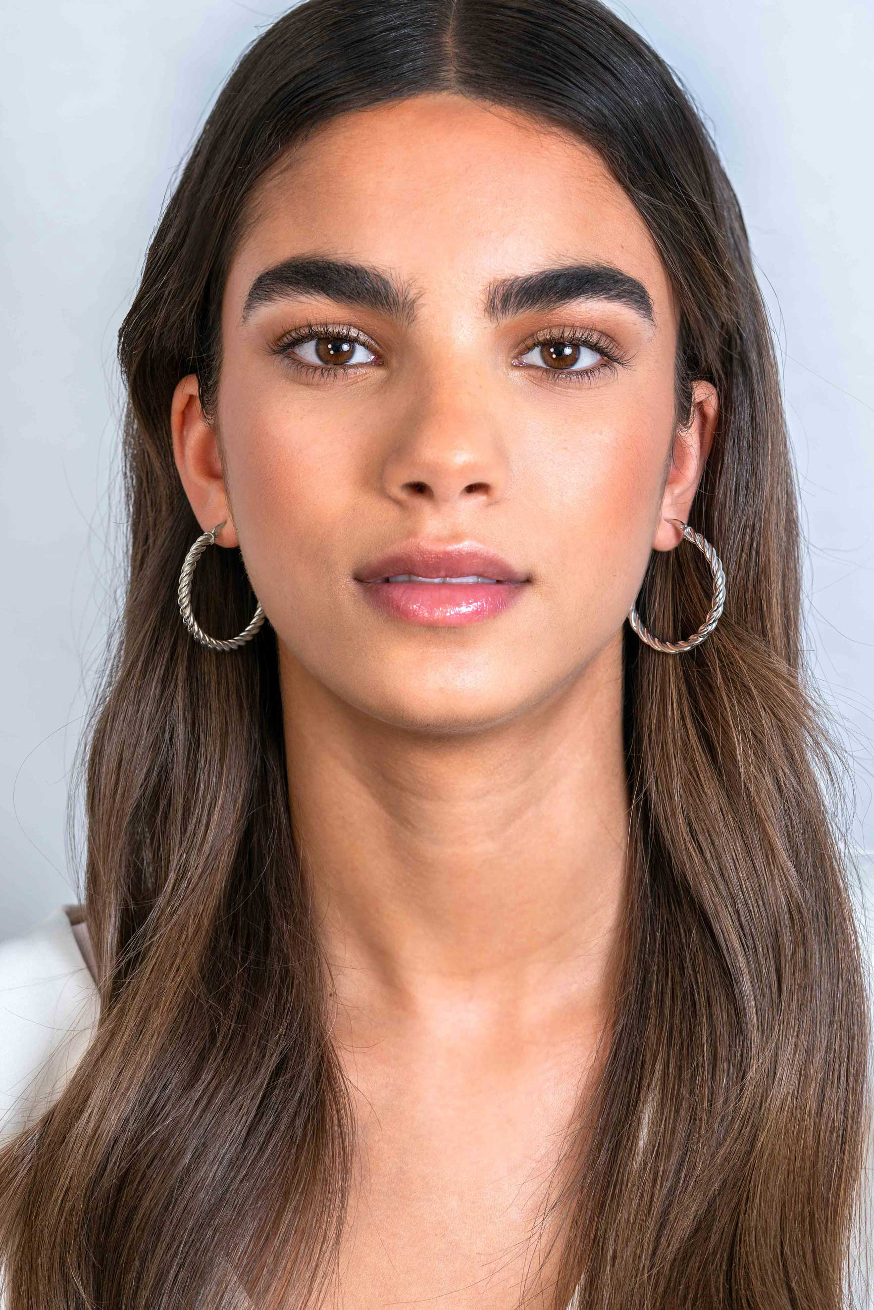 ZINZI * zlv. oorringen gedraaid 37x4mm