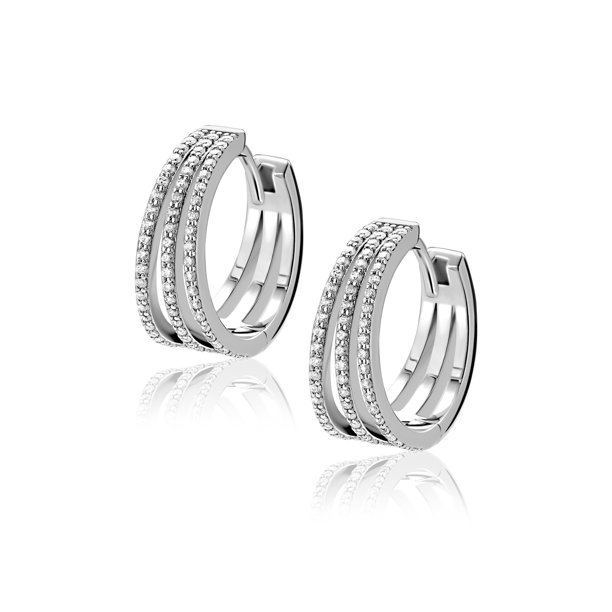 ZINZI zlv. klapcreolen multilook 3 banen zirc. 18mm