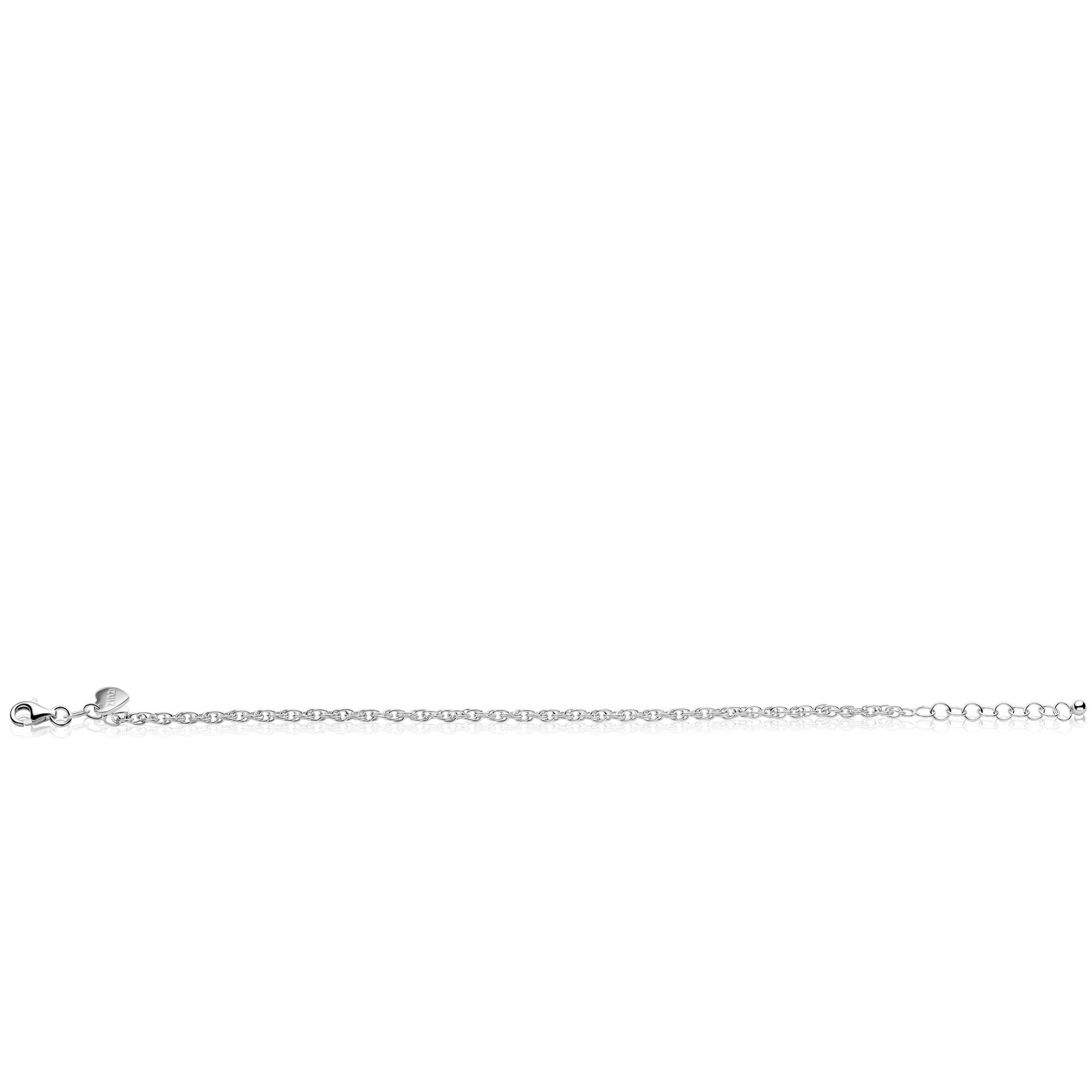 ZINZI zlv. armband fantasie koord