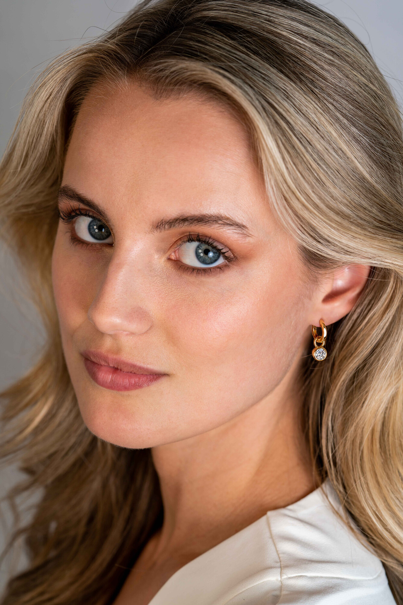 ZINZI zlv.oorbedels gg.verg. birthstones wit cz.