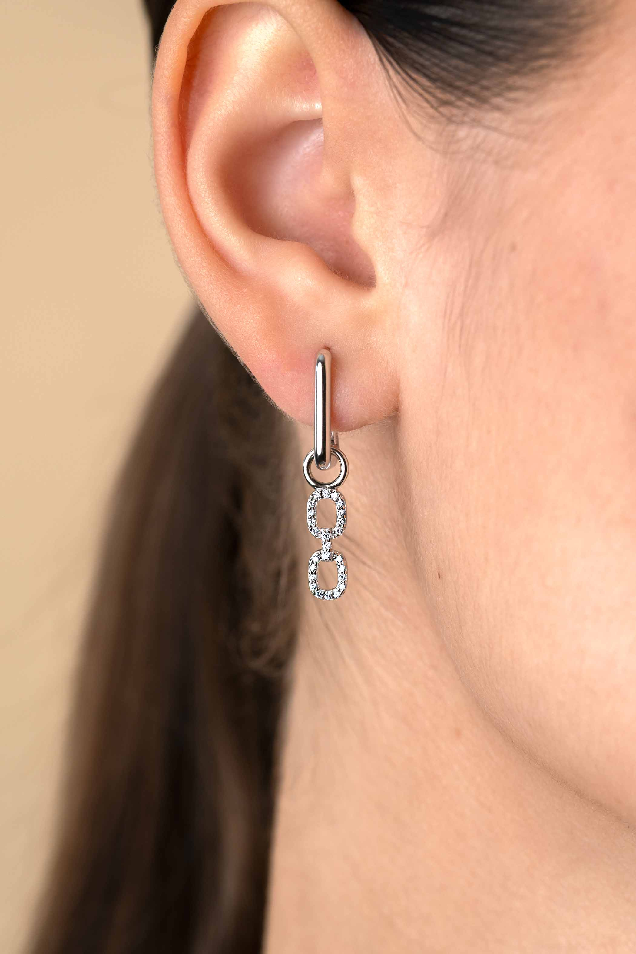 ZINZI zlv. oorbedels open schakels bezet zirc.