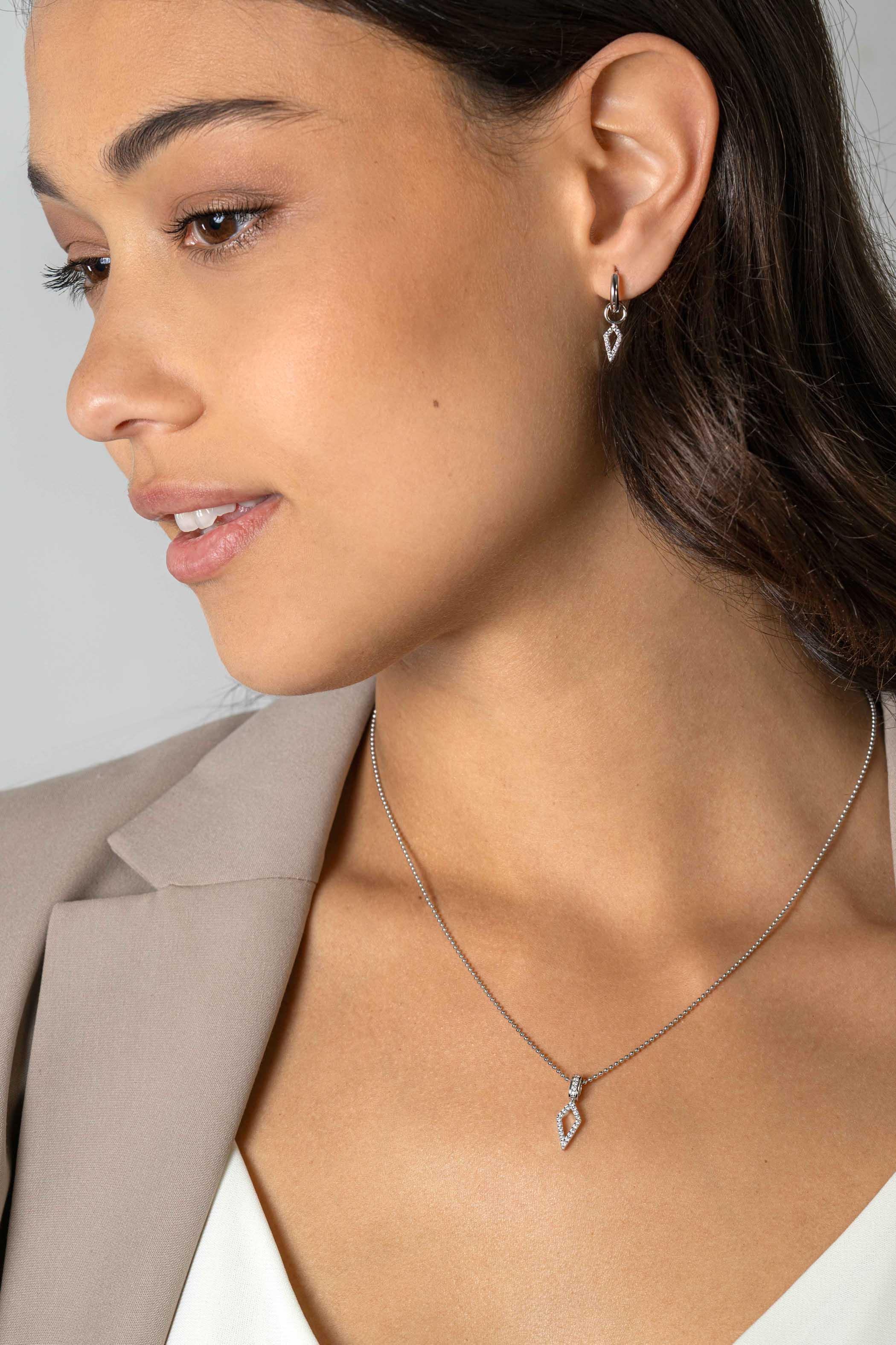 ZINZI zlv. hanger vliegervorm 20mm