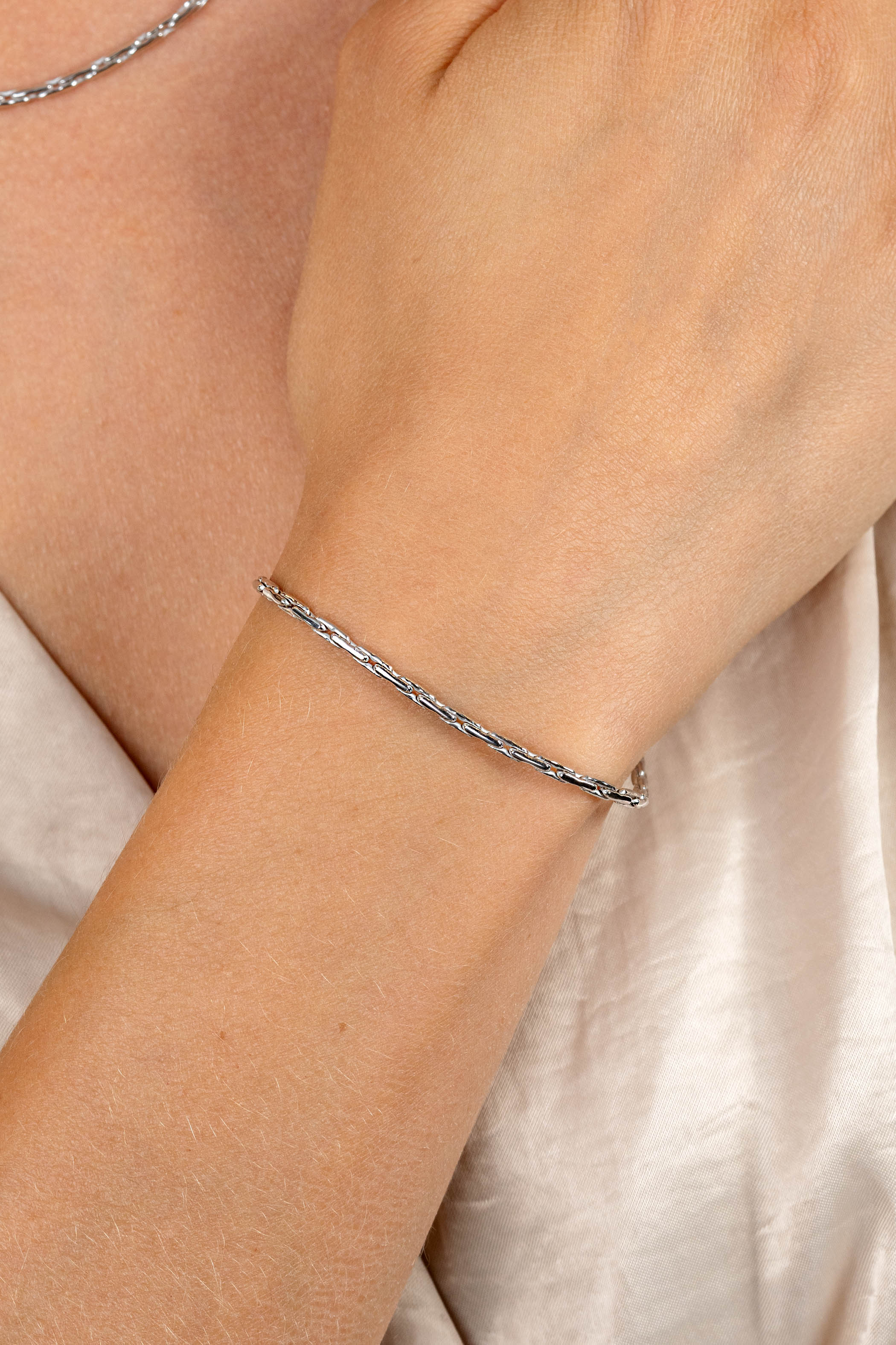 ZINZI Silberarmband mit Gliederkette, 2,3 mm breit, 18-21 cm ZIA2648