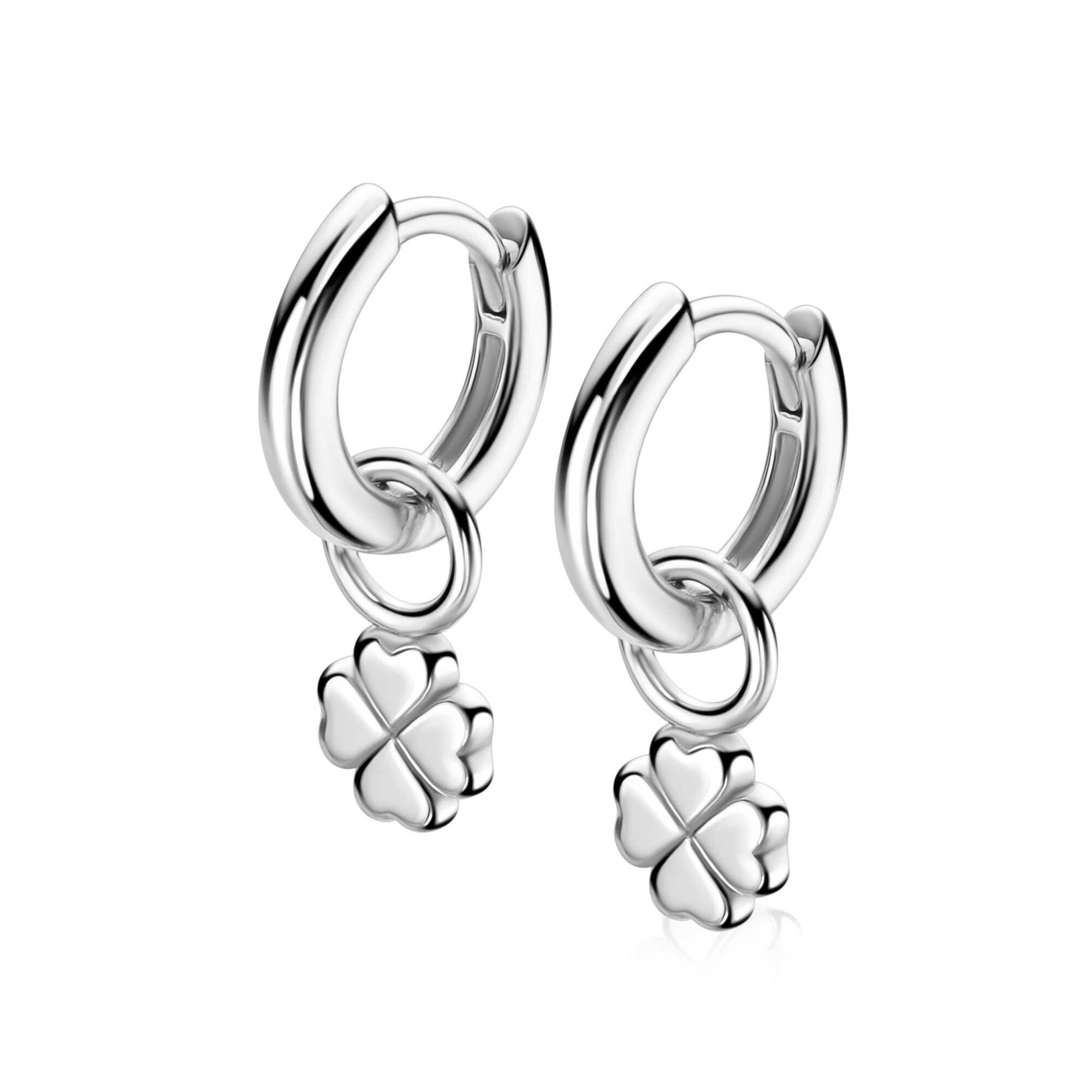 ZINZI zlv. oorbedels klaver vier