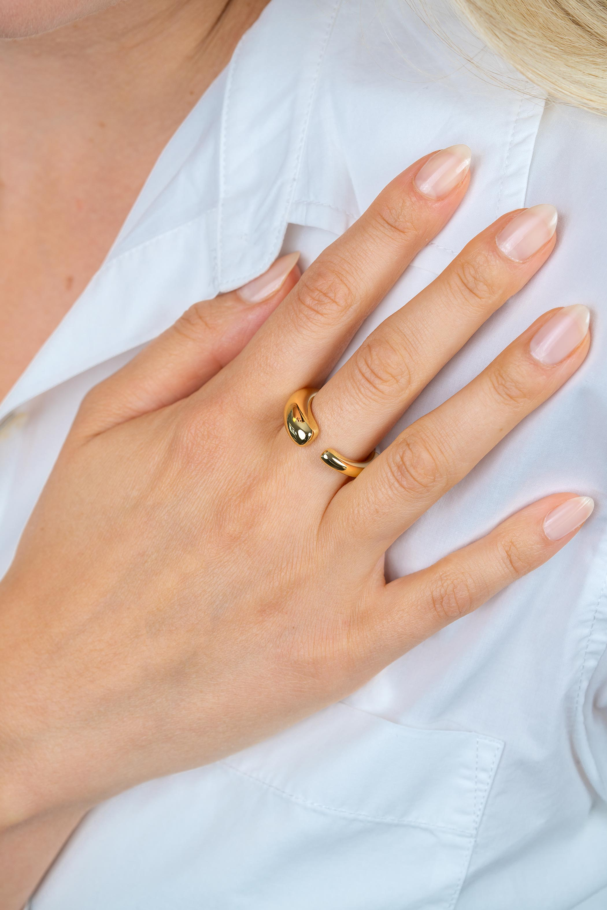 ZINZI zlv. ring gg.verg.afl.organische vorm open mt50