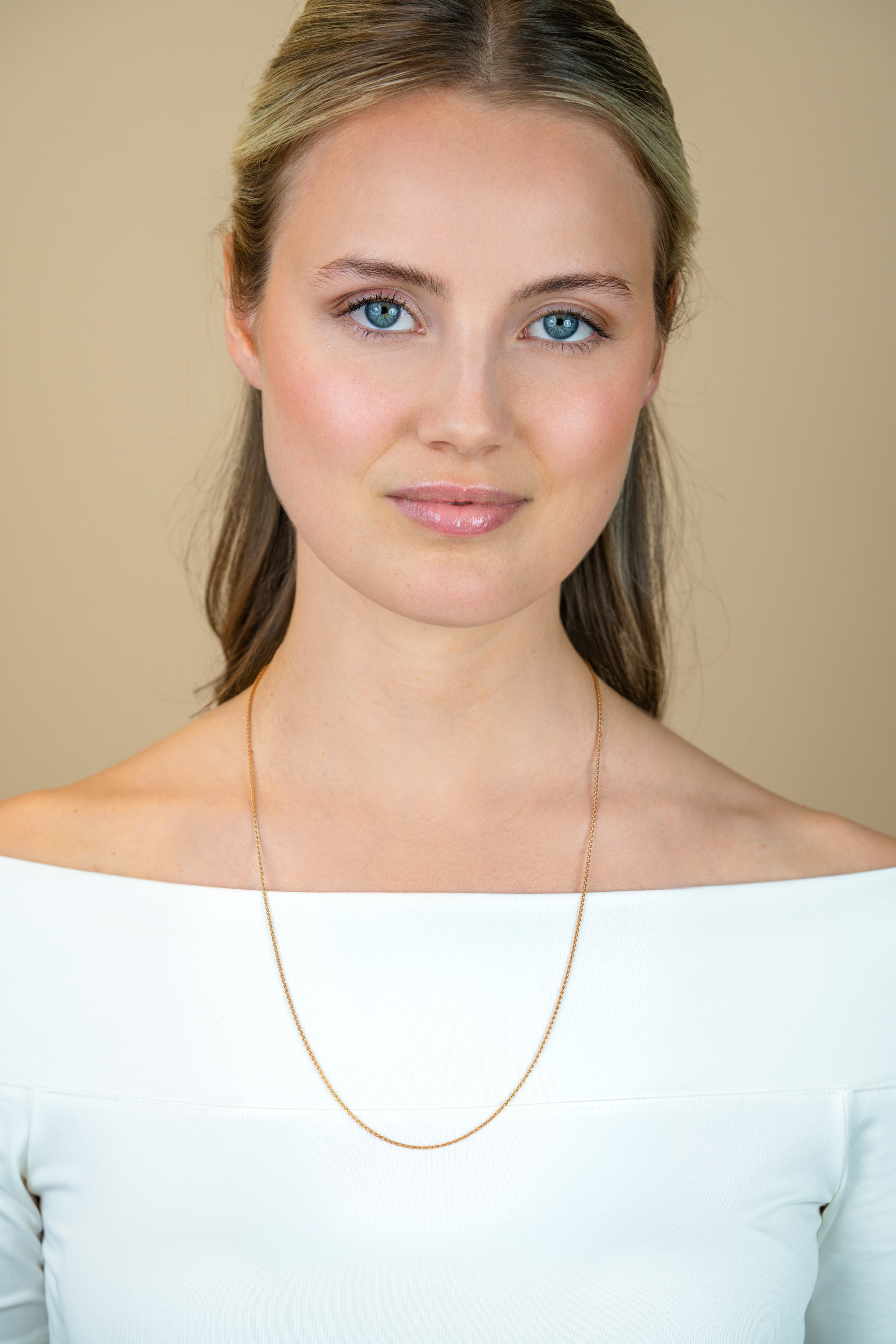 ZINZI zlv. palmier collier 60 cm rosé verguld