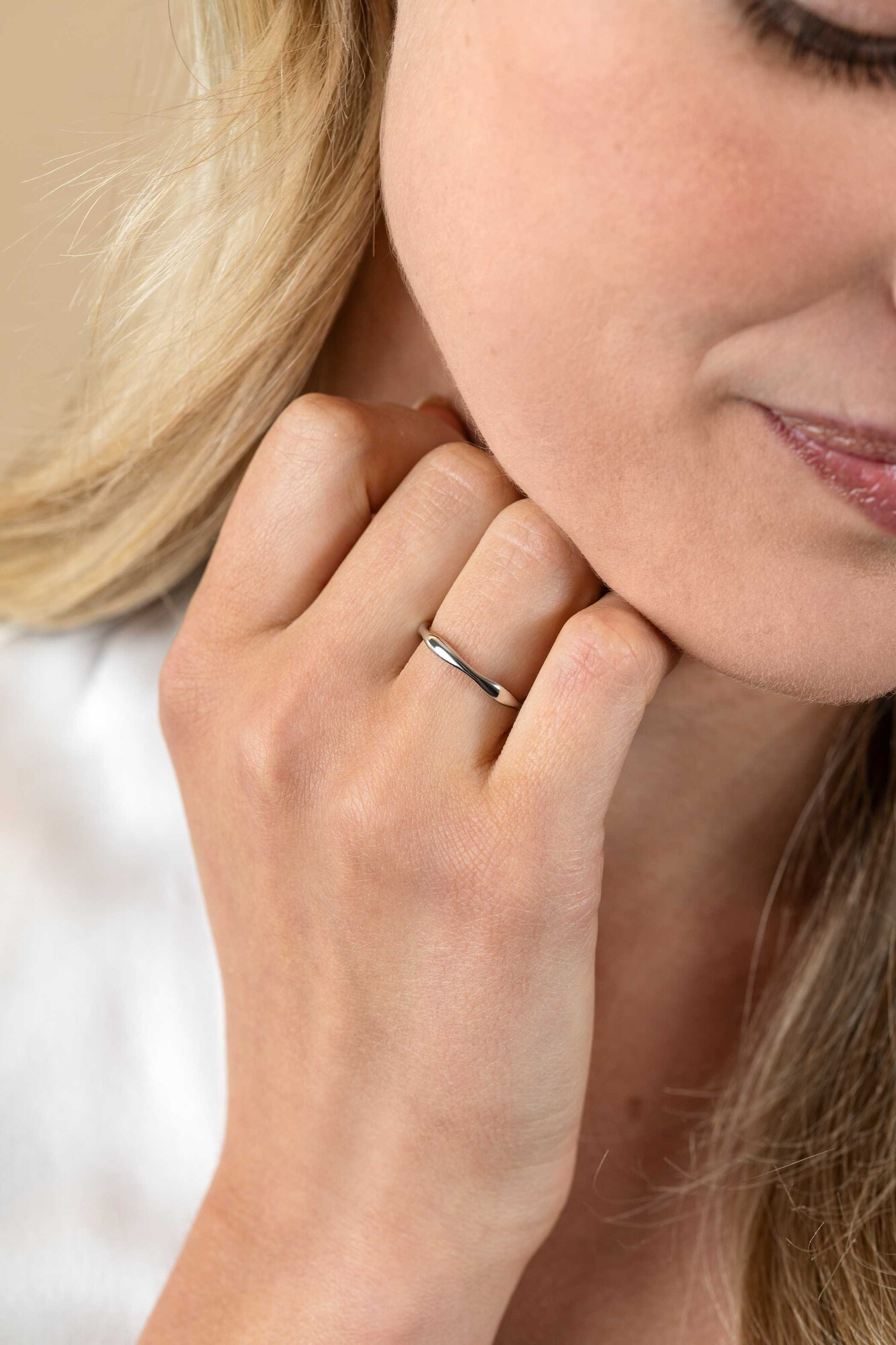 ZINZI Silberring organisch geformt, 2,5mm breit ZIR2610